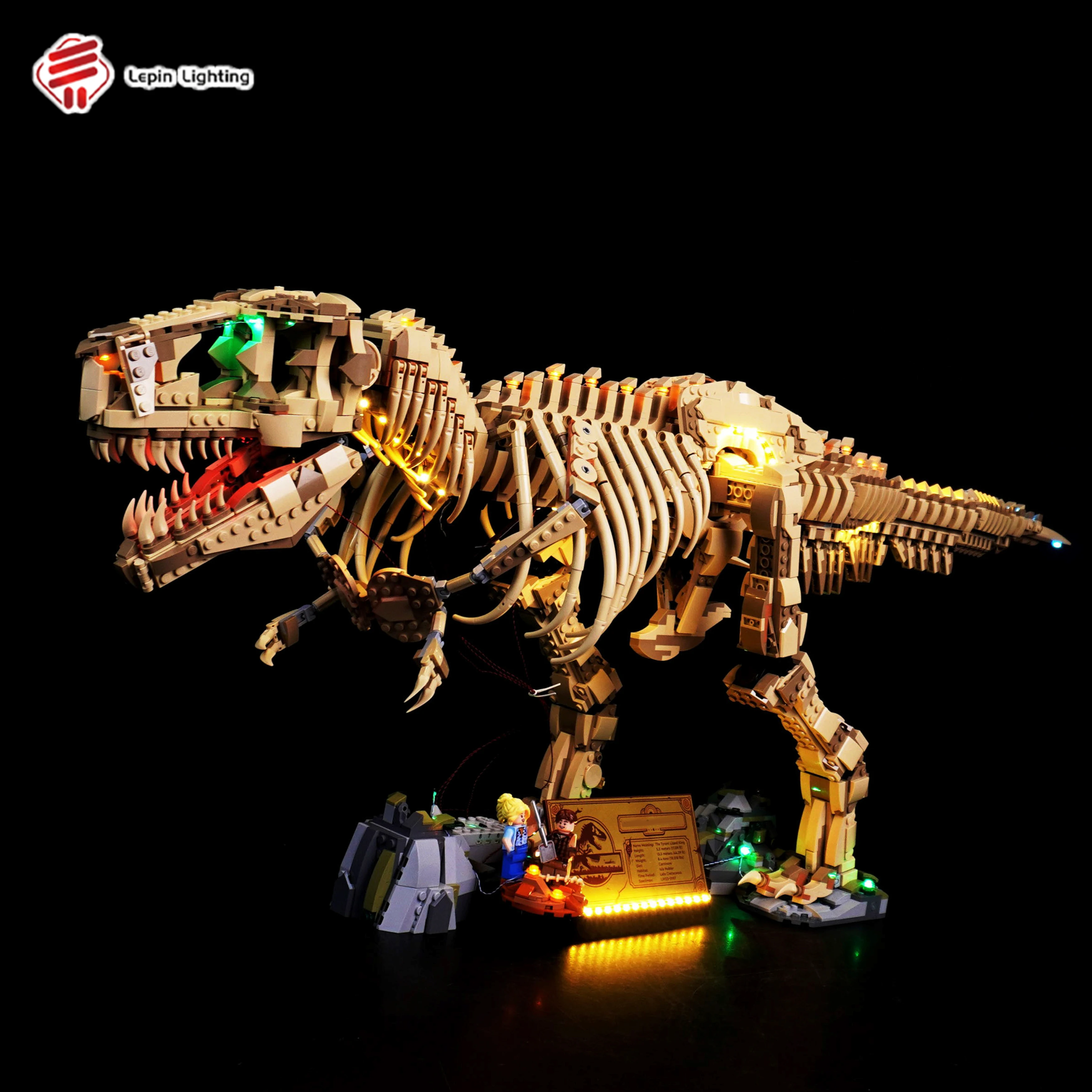 LED Lighting Kit Compatible with 76968 Dinosaur Fossils Tyrannosaurus Rex Building Blocks Model Decorative Light Set for Display
LED Lighting Kit Compatible with 76968 Dinosaur Fossils Tyrannosaurus Rex Building Blocks Model Decorative Light Set for Display