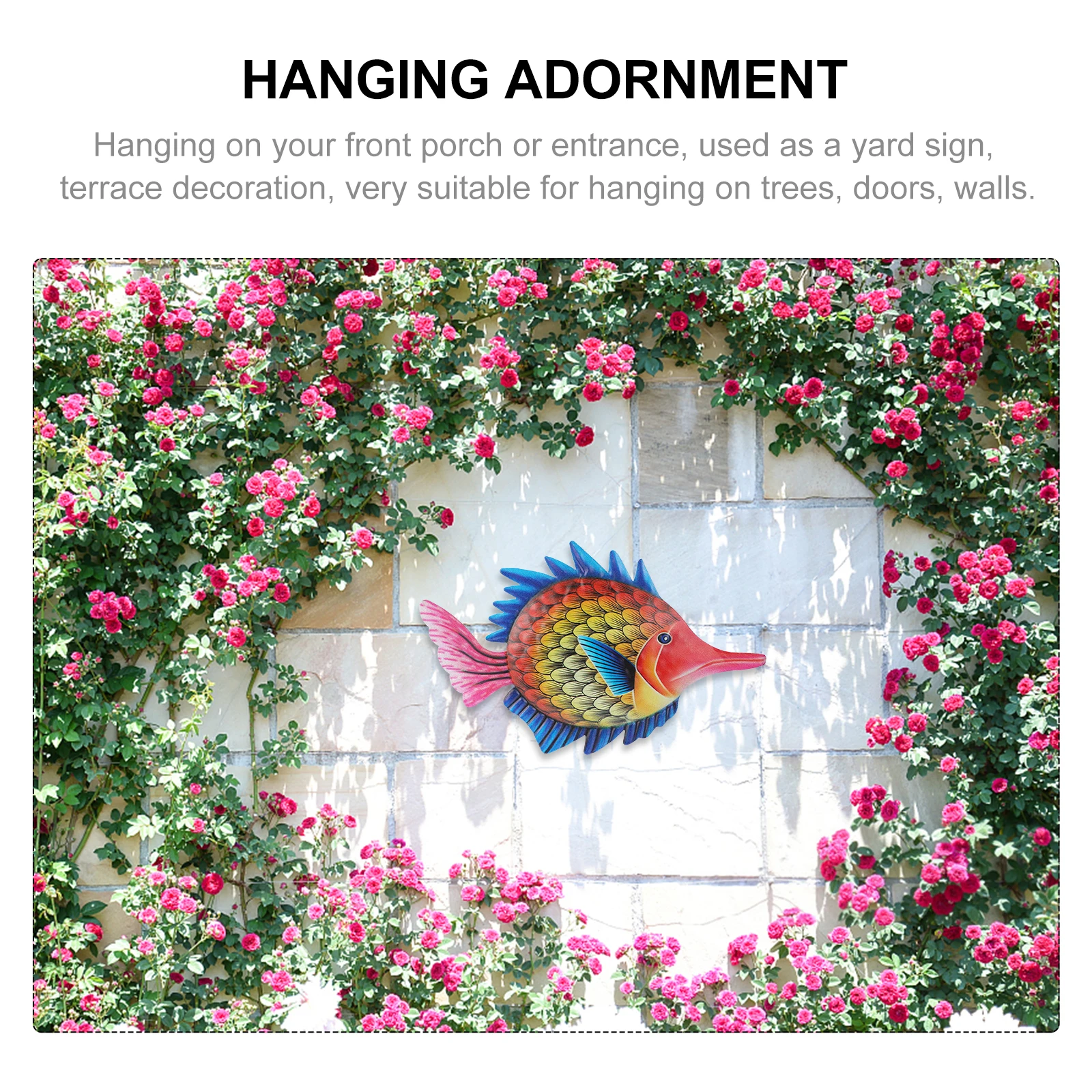 Wall Fish Wall Metal Fish Home Hanging Decor Home Garden Bright Ocean Style Miniature Models Decor Pieces
Wall Fish Wall Metal Fish Home Hanging Decor Home Garden Bright Ocean Style Miniature Models Decor Pieces