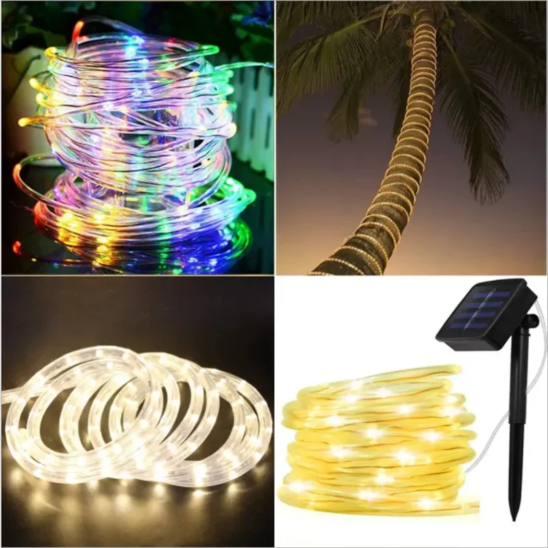 Solar Tube String Lights 8 Modes Outdoor LED Copper Fairy String Tube Lights For Christmas Halloween Holiday Decoration Lighting
Solar Tube String Lights 8 Modes Outdoor LED Copper Fairy String Tube Lights For Christmas Halloween Holiday Decoration Lighting