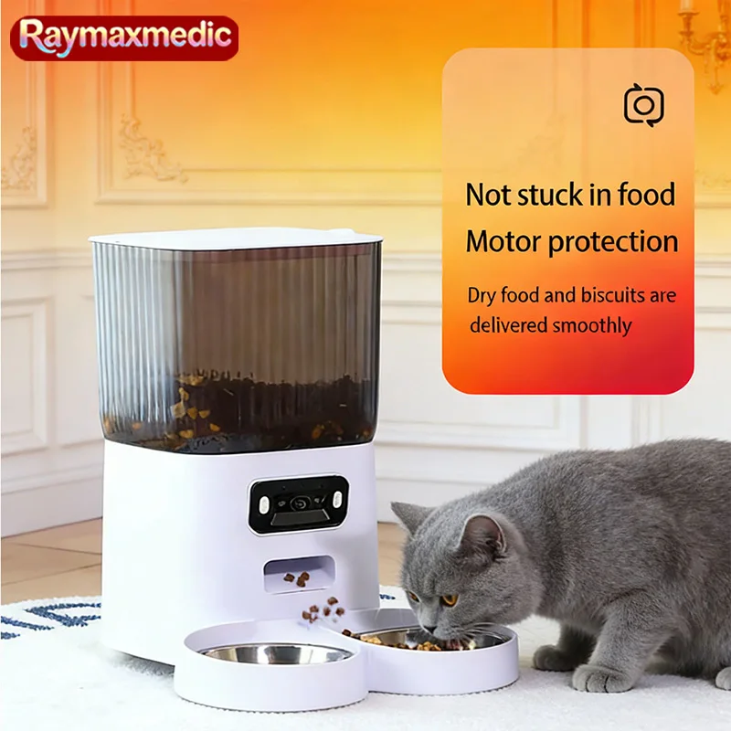 Автоматическая кормушка Raymax 5L для кошек и собак с камерой, умный дозатор корма с Wi-Fi, видео, таймером, функцией дозирования, миска из нержавеющей стали
Автоматическая кормушка Raymax 5L для кошек и собак с камерой, умный дозатор корма с Wi-Fi, видео, таймером, функцией дозирования, миска из нержавеющей стали
