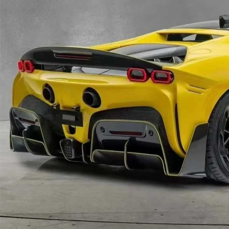 Upgrade M Style Dry Carbon Fiber Rear Bumper Lip Rear Diffuser for Ferrari SF90 Dry Carbon Fiber Rear Lip
Upgrade M Style Dry Carbon Fiber Rear Bumper Lip Rear Diffuser for Ferrari SF90 Dry Carbon Fiber Rear Lip