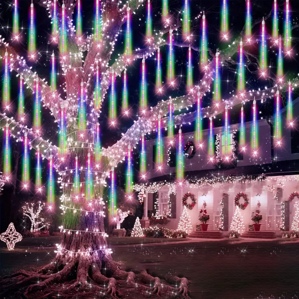 Valentine's Day Battery Powered Party Decorations Street Light Meteor Shower Rain LED Fairy String Lights Wedding Ramadan Decor
Valentine's Day Battery Powered Party Decorations Street Light Meteor Shower Rain LED Fairy String Lights Wedding Ramadan Decor