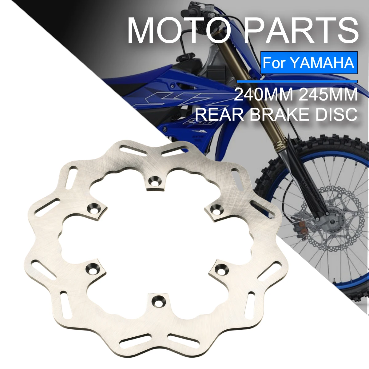 Motorcycle Accessories 240mm 245mm Rear Brake Disc For YAMAHA YZ125 250 250F 250FX WR250F 450F YZ450F 450FX 2002 2003 2015-2021
Motorcycle Accessories 240mm 245mm Rear Brake Disc For YAMAHA YZ125 250 250F 250FX WR250F 450F YZ450F 450FX 2002 2003 2015-2021