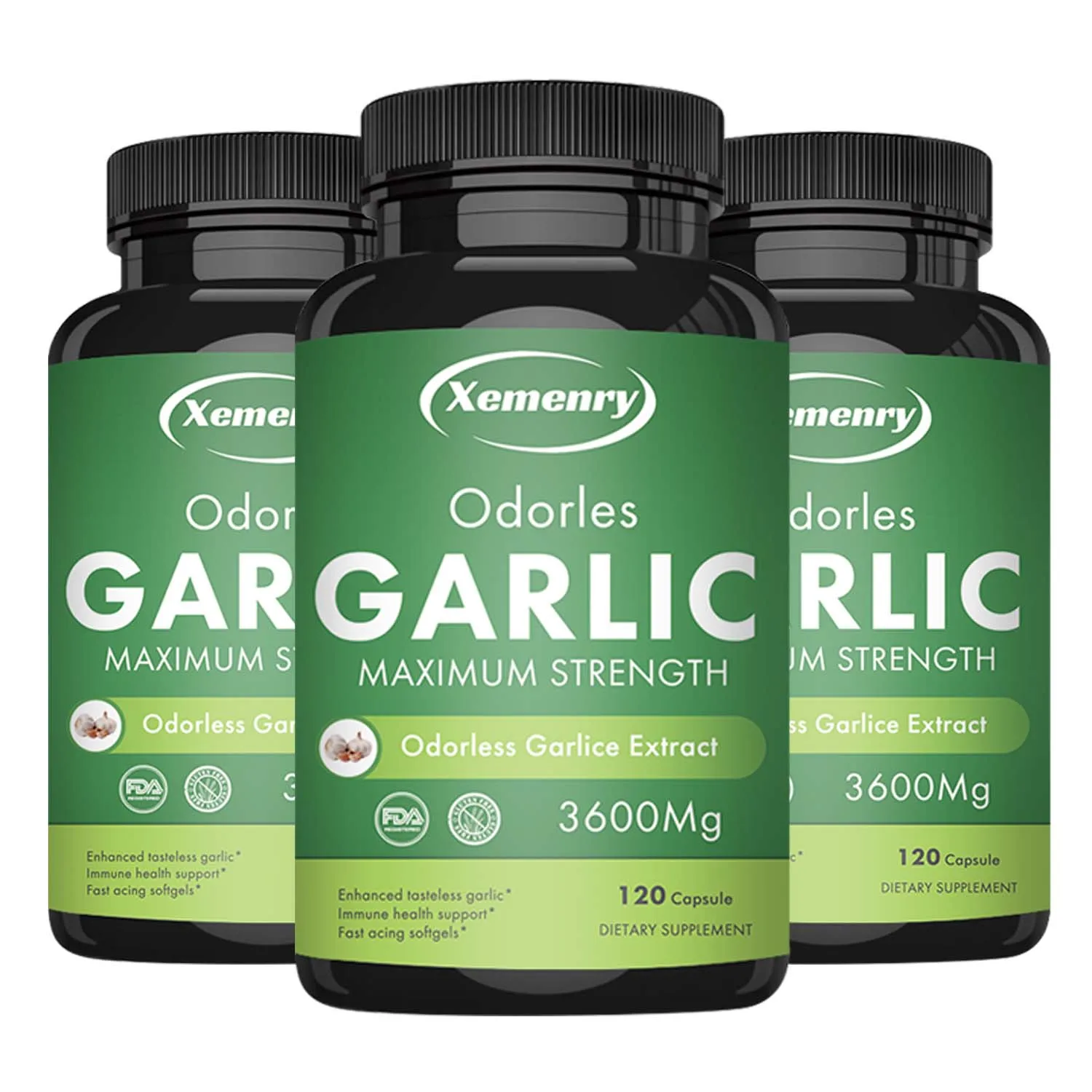 Garlic Extract Supplement - for Immune and Cardiovascular, Balances Cholesterol, Good for Heart Health Supplement
Garlic Extract Supplement - for Immune and Cardiovascular, Balances Cholesterol, Good for Heart Health Supplement