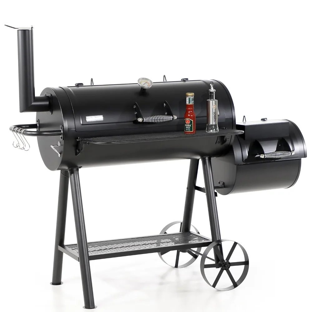 Heavy Duty Outdoor Smoker,Extra Large Cooking Area(941 sq.in. in Total) Offset Smoker, Best Charcoal Smoker and, Customized
Heavy Duty Outdoor Smoker,Extra Large Cooking Area(941 sq.in. in Total) Offset Smoker, Best Charcoal Smoker and, Customized