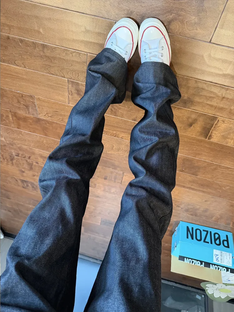 Мужские джинсы Bla Denim Flared: американские прямые брюки в стиле High Street, повседневные свободные джинсы прямого кроя Cleanfit Knife
Мужские джинсы Bla Denim Flared: американские прямые брюки в стиле High Street, повседневные свободные джинсы прямого кроя Cleanfit Knife