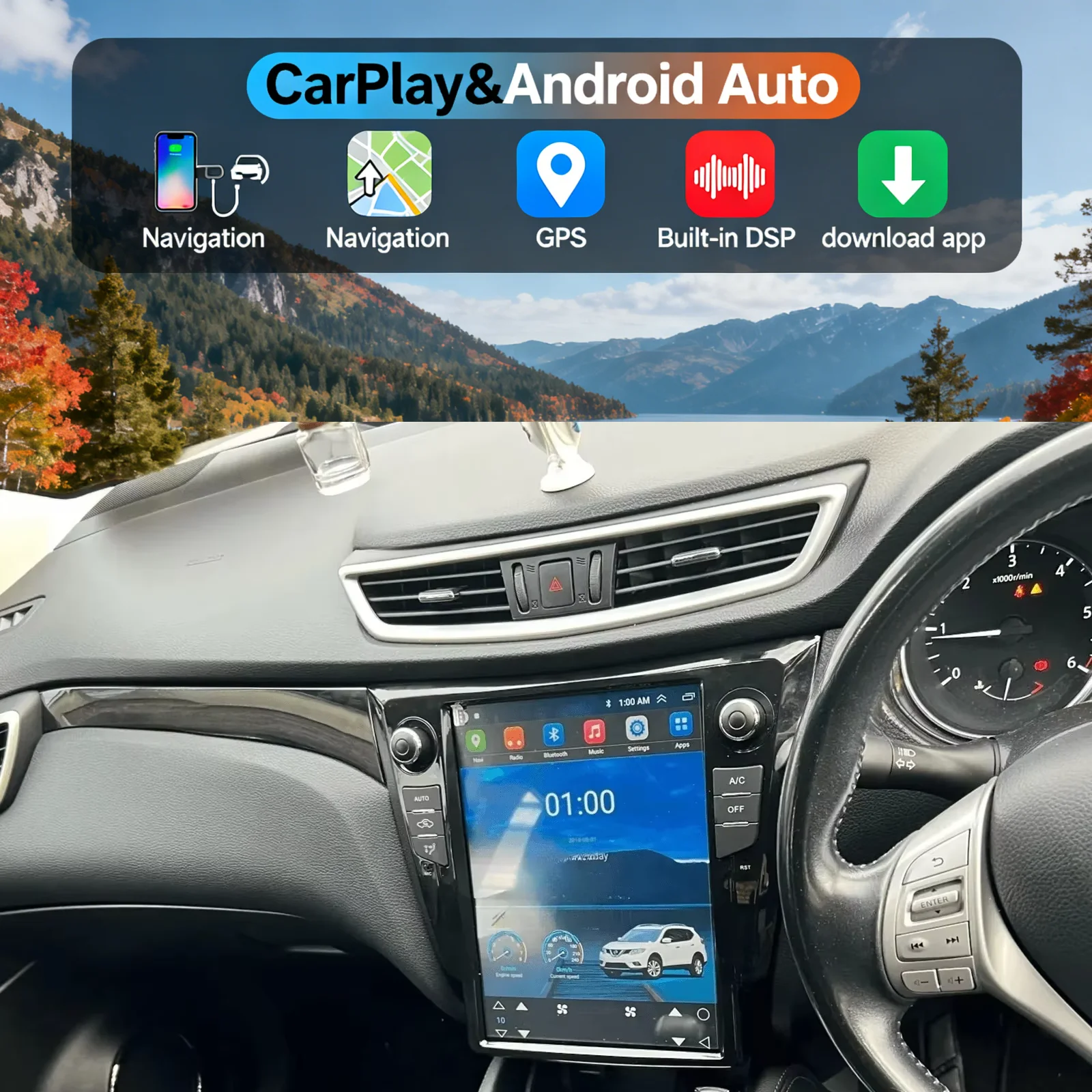 12.1" Android14 Qled Screen For Nissan X-Trail Xtrail X Trail T32 Qashqai J11 2013-2020 Carplay Car Stereo Multimedia Radio Navi
12.1" Android14 Qled Screen For Nissan X-Trail Xtrail X Trail T32 Qashqai J11 2013-2020 Carplay Car Stereo Multimedia Radio Navi