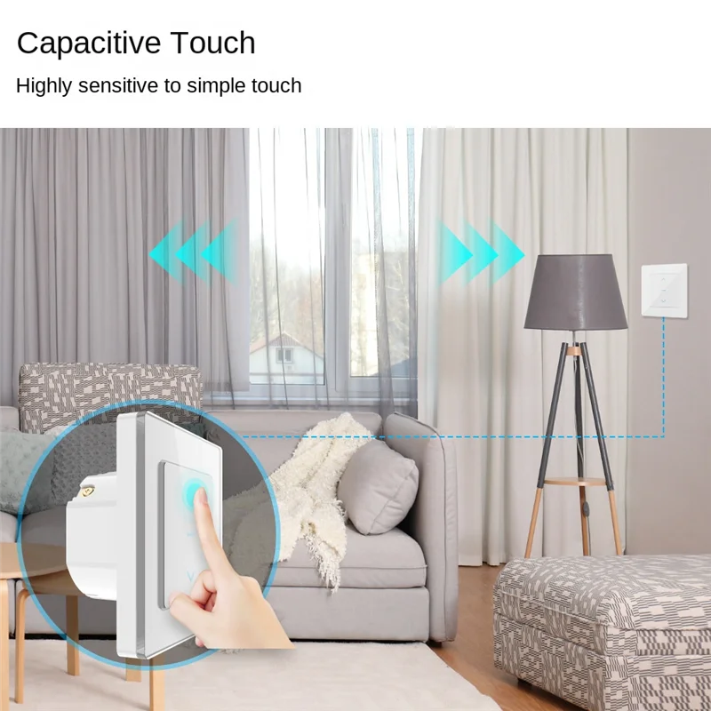 BAAE Wi-Fi умный переключатель для штор сенсорный дизайн для моторизованных штор, жалюзи, работа + приложение Alexa Google и Smart Life, вилка европейского стандарта
BAAE Wi-Fi умный переключатель для штор сенсорный дизайн для моторизованных штор, жалюзи, работа + приложение Alexa Google и Smart Life, вилка европейского стандарта