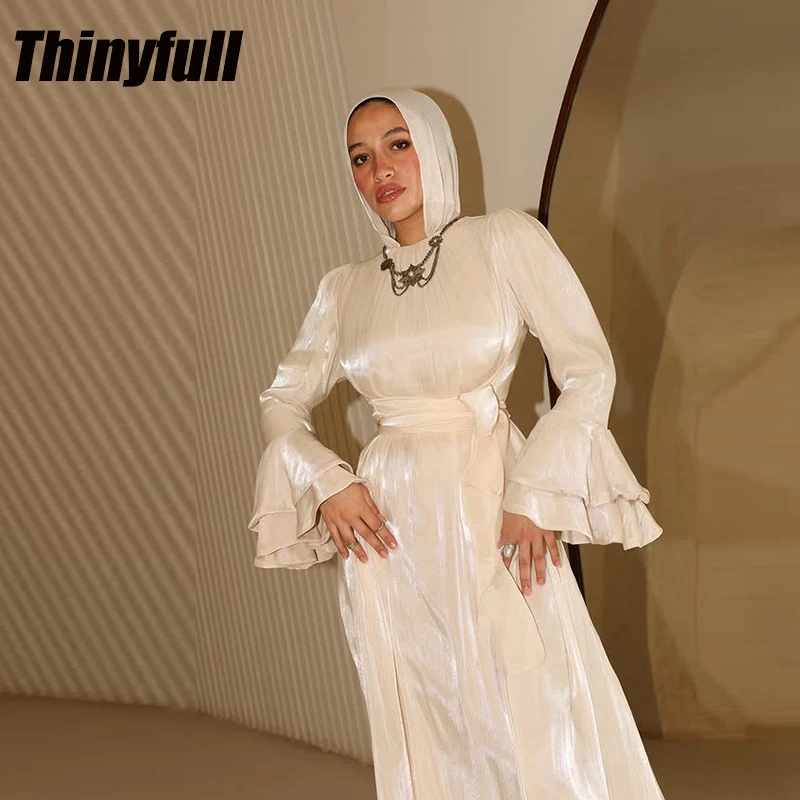 Thinyfull Shiny Satin Prom Dress 2026 Full Sleeves Arab Muslim Evening Dress Vestidos De Fiesta Elegantes Party Gown Customized
Thinyfull Shiny Satin Prom Dress 2026 Full Sleeves Arab Muslim Evening Dress Vestidos De Fiesta Elegantes Party Gown Customized