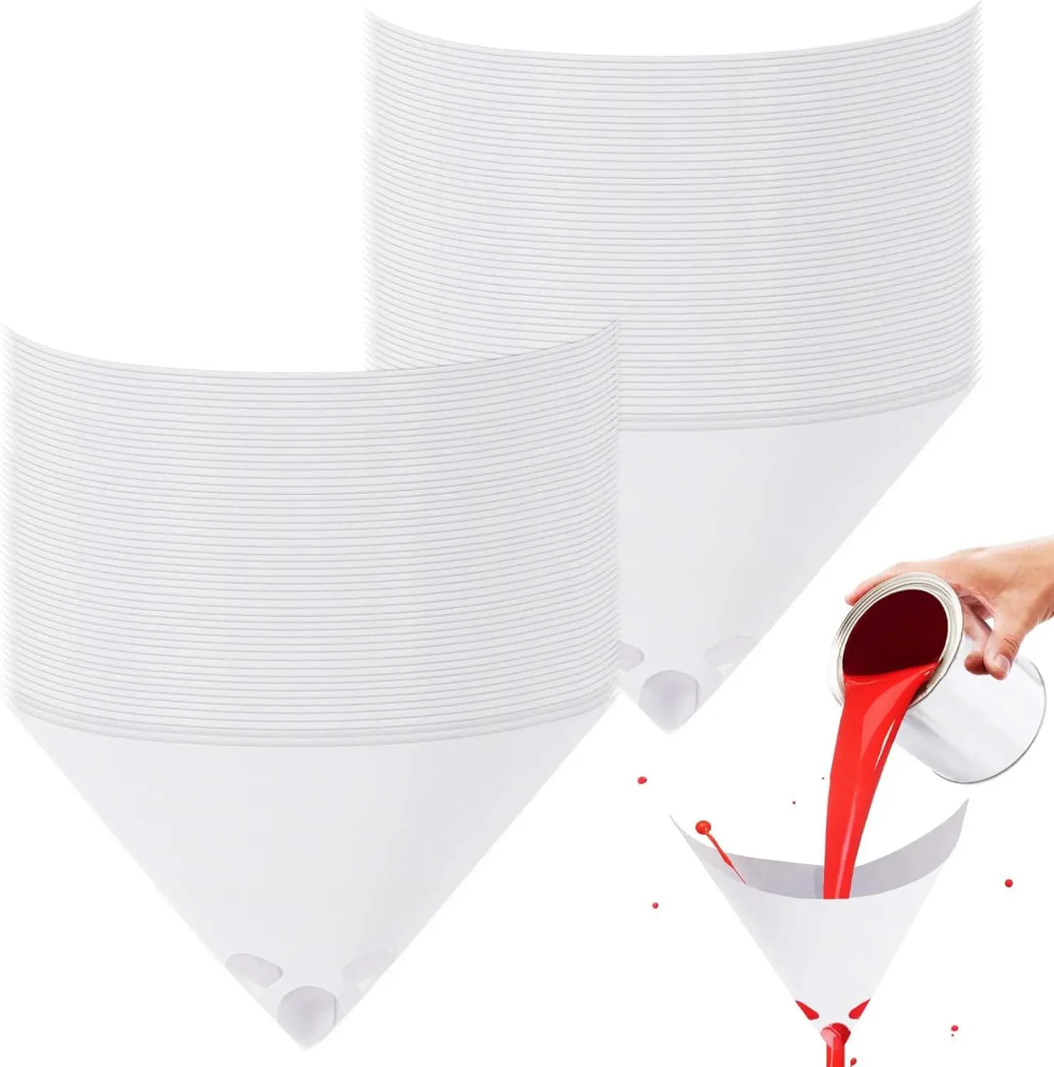 100PCS Paint Strainers, Paper Cone Mixing Cup Strainer, Fine Mesh Filters, Disposable Spray Gun Accessories for Auto Body Repair
100PCS Paint Strainers, Paper Cone Mixing Cup Strainer, Fine Mesh Filters, Disposable Spray Gun Accessories for Auto Body Repair