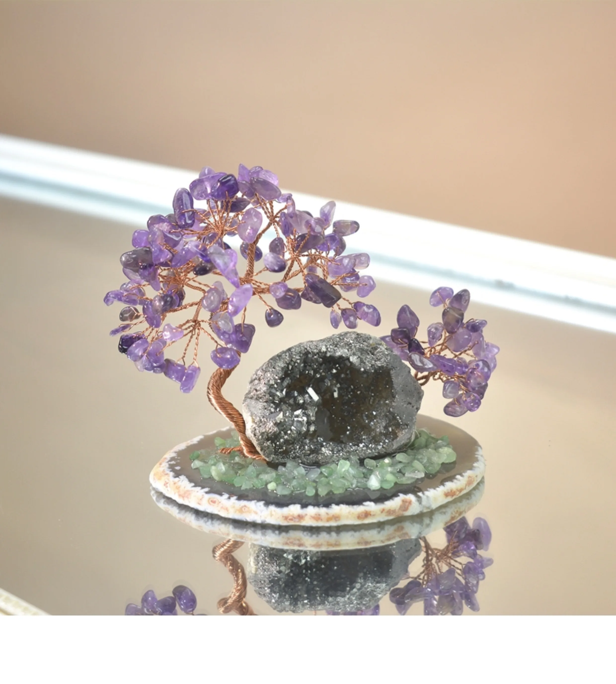 Natural crystal tree Fortune tree Lucky small gift Car ornament Qixi Festival gift Emotional stability Healing small ornament
Natural crystal tree Fortune tree Lucky small gift Car ornament Qixi Festival gift Emotional stability Healing small ornament