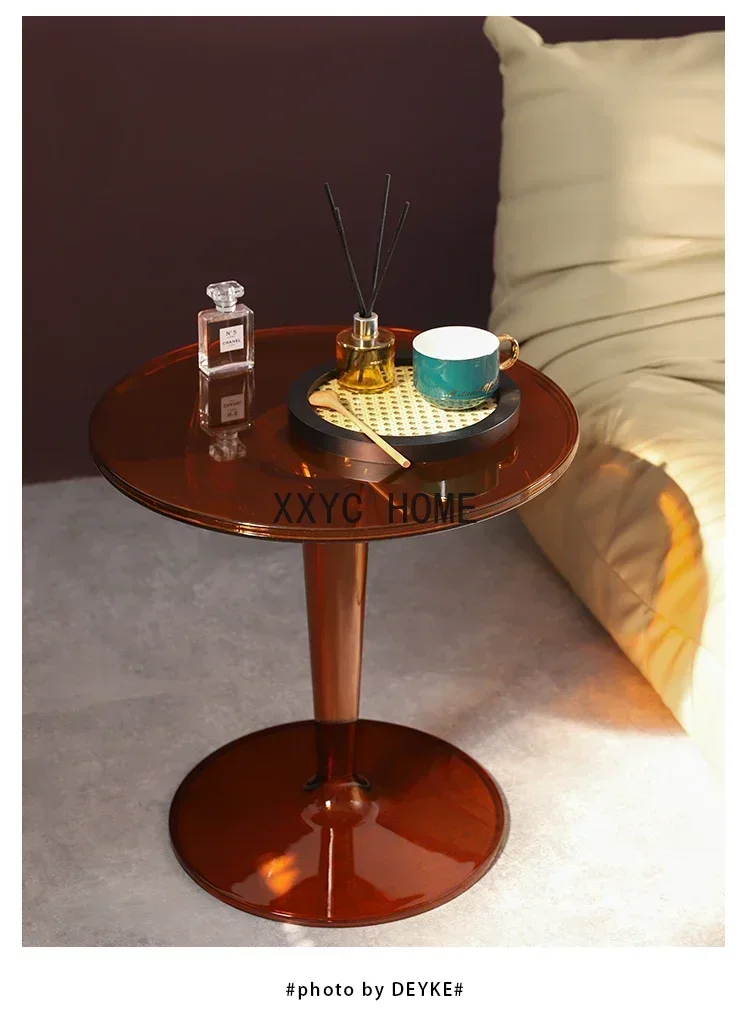 Coffee Table Household round Sofa Side Table Small Apartment Acrylic Fashion Corner Table
Coffee Table Household round Sofa Side Table Small Apartment Acrylic Fashion Corner Table