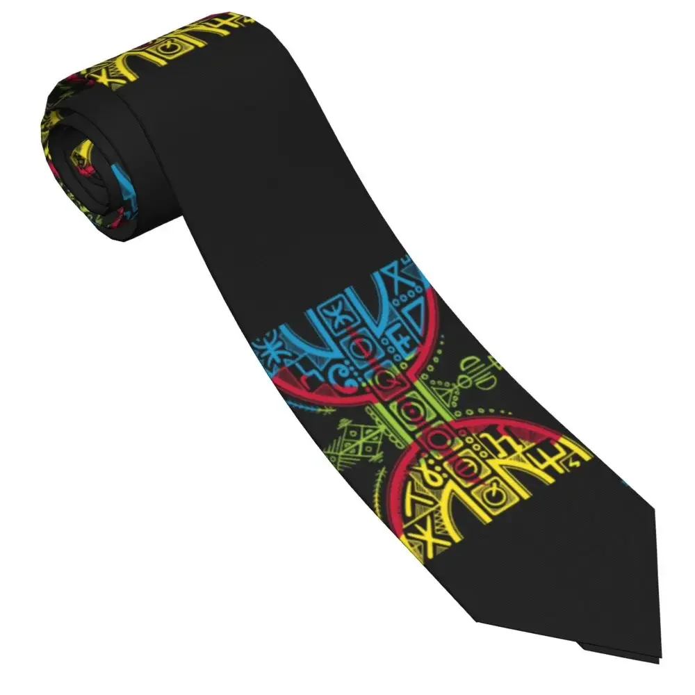 Custom Berber Flag Amazigh Symbol Tie Men's Formal Silk Tamazight Proud Necktie for Office
Custom Berber Flag Amazigh Symbol Tie Men's Formal Silk Tamazight Proud Necktie for Office