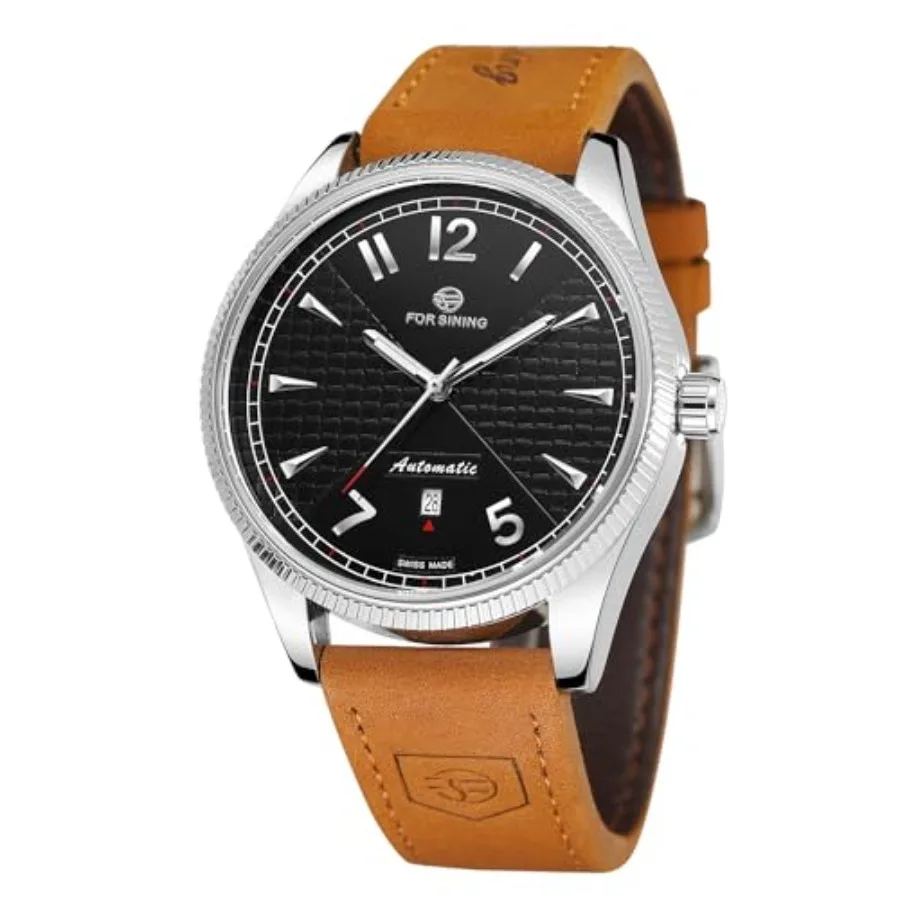 FORSINING Men's Hand-Wind Mechanical Simple Analog Dial Fashion Leather Strap Wrist Watch
FORSINING Men's Hand-Wind Mechanical Simple Analog Dial Fashion Leather Strap Wrist Watch