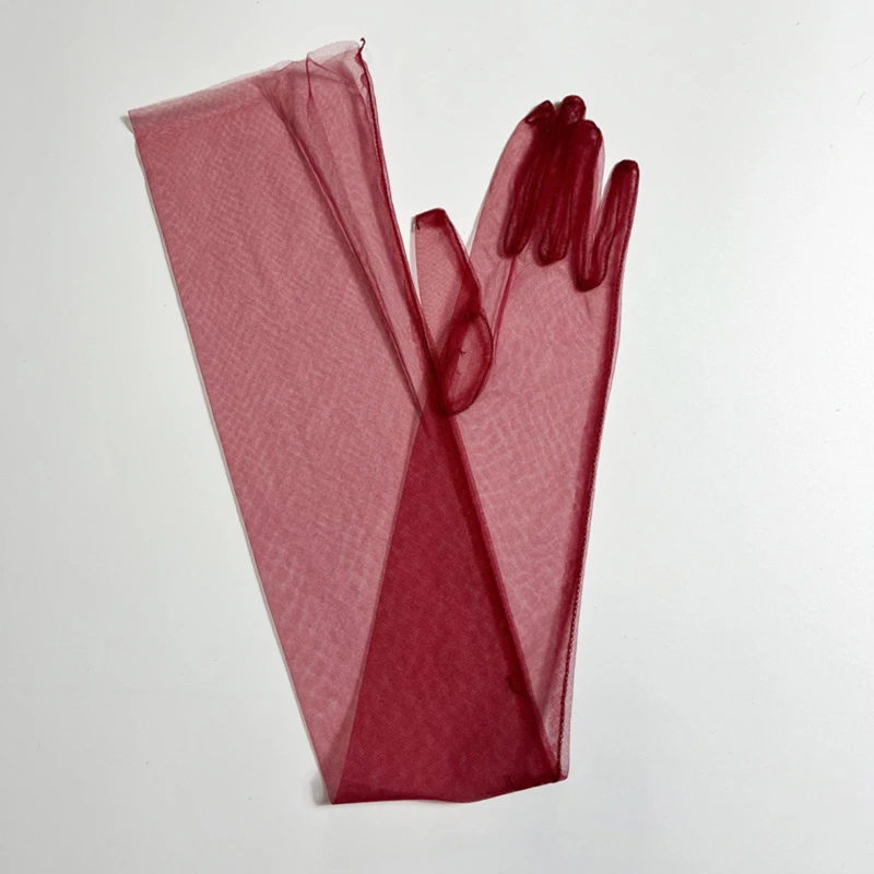 Women Ultra Tulle Gloves Mesh Sheers Full Finger Elbow Long Gloves Female Vintage Sunscreen Gloves Wedding Bride Dress Mittens
Women Ultra Tulle Gloves Mesh Sheers Full Finger Elbow Long Gloves Female Vintage Sunscreen Gloves Wedding Bride Dress Mittens