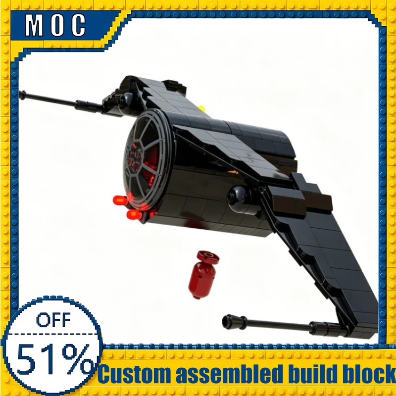 320PCS Tie P1 Transforming MOC Fighter Space Ship Model Building Blocks Technology Education Assembly Toy Birthday Gift For Boy
320PCS Tie P1 Transforming MOC Fighter Space Ship Model Building Blocks Technology Education Assembly Toy Birthday Gift For Boy