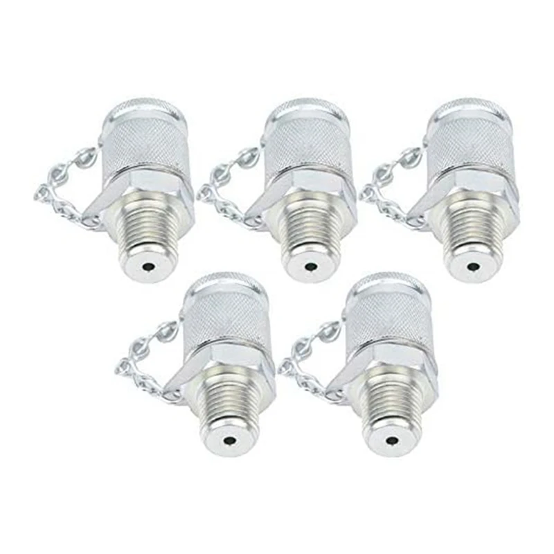 Hydraulic Test Fitting Kit, Hydraulic Test Adapter For PT/PPT Series Fittings,NPT1/4,5PCS Easy Install Easy To Use
Hydraulic Test Fitting Kit, Hydraulic Test Adapter For PT/PPT Series Fittings,NPT1/4,5PCS Easy Install Easy To Use