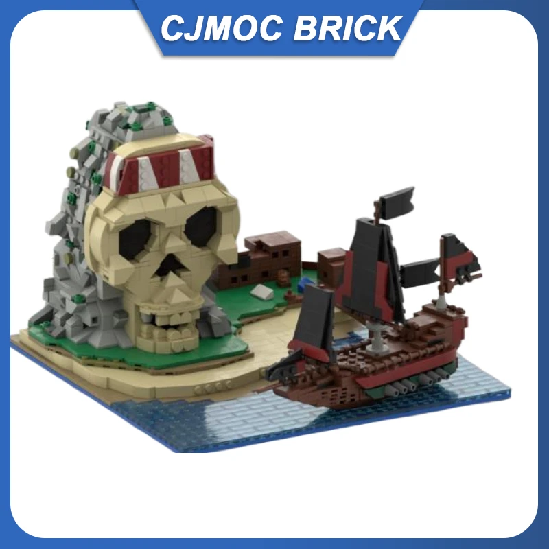 1518 Pieces MOC UCS Pirate Island Skull Bay Series Building Blocks DIY Assembling Brick Toys Set for Collector MOC-152203
1518 Pieces MOC UCS Pirate Island Skull Bay Series Building Blocks DIY Assembling Brick Toys Set for Collector MOC-152203