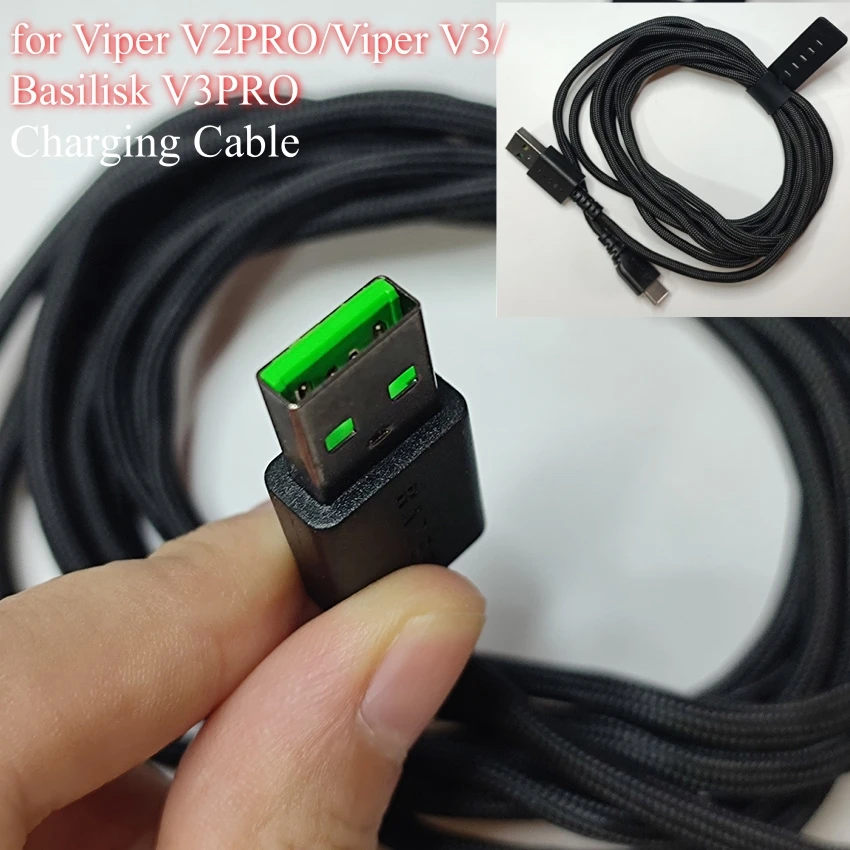 Approximately 2M Charging Cable for Viper V2PRO/Viper V3/Basilisk V3PRO Data Cable Mouse Accessories
Approximately 2M Charging Cable for Viper V2PRO/Viper V3/Basilisk V3PRO Data Cable Mouse Accessories