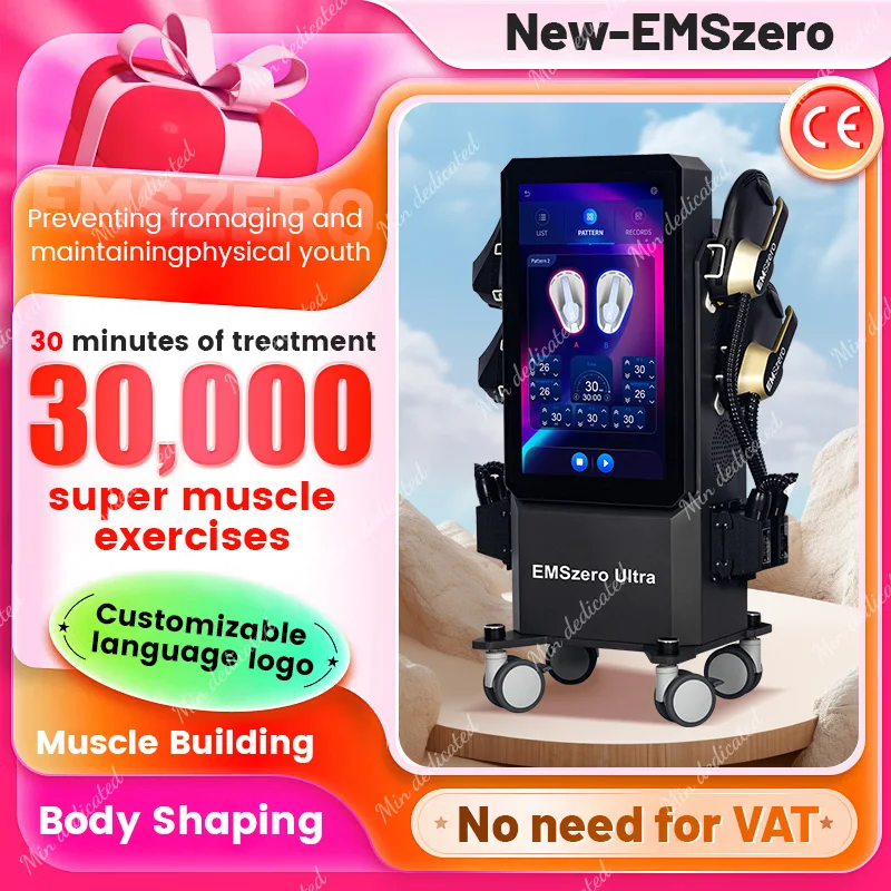 Professional EMSzero NEO 6500W RF Machine Hi-EMT Body Sculpting Fat Burning EMS Slimming Beauty Equipmen
Professional EMSzero NEO 6500W RF Machine Hi-EMT Body Sculpting Fat Burning EMS Slimming Beauty Equipmen