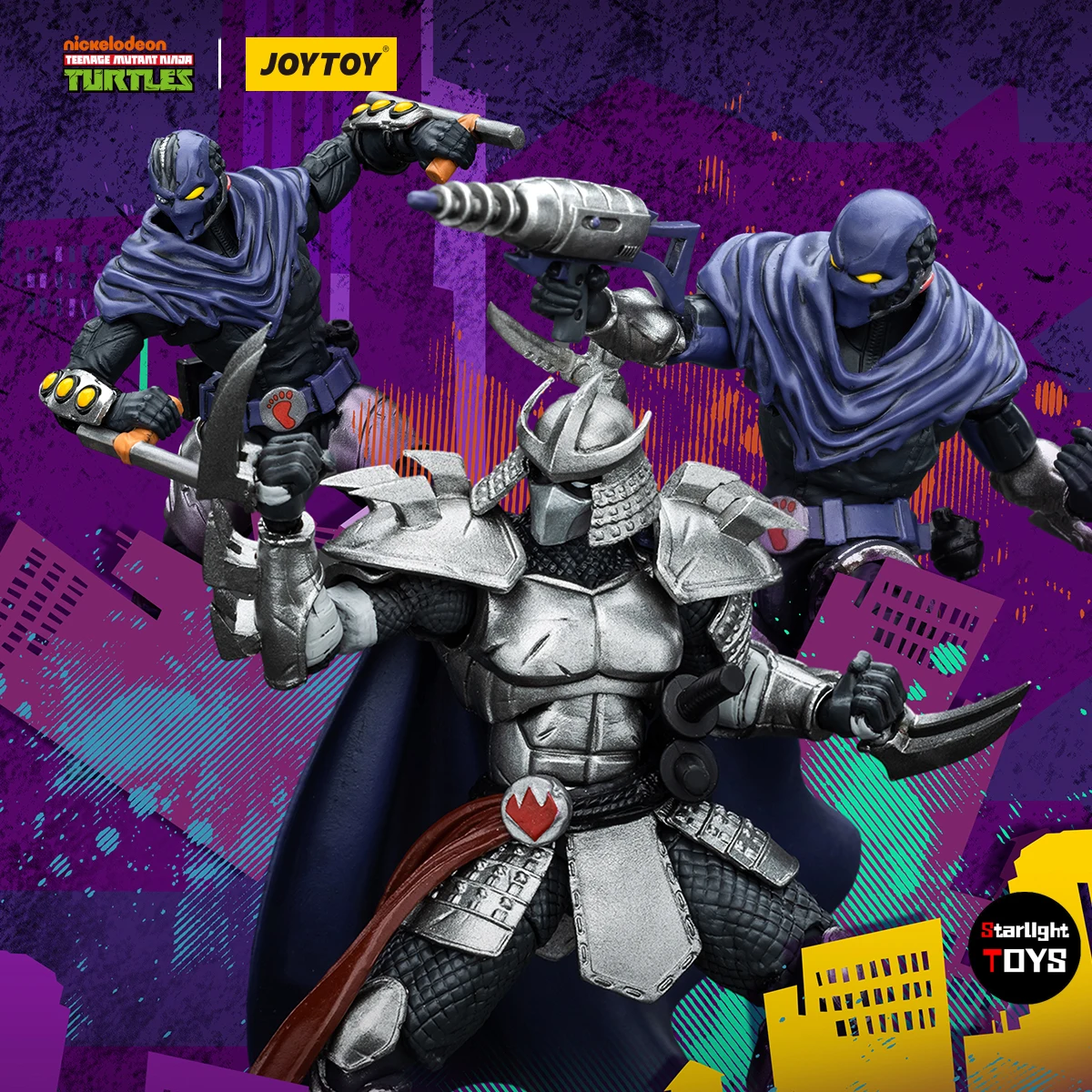 【24 hours delivery】JOYTOY TMNT Shredder Foot Clan A/B 1/18 Action Figure
【24 hours delivery】JOYTOY TMNT Shredder Foot Clan A/B 1/18 Action Figure
