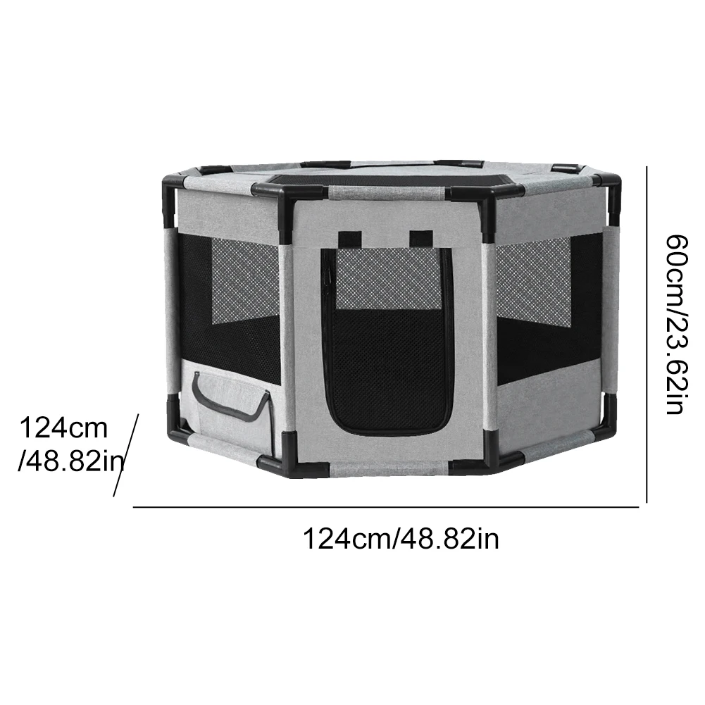 Octagon Breathable Mesh Dog Crate Oxford Fabric Portable Kennel Cage Waterproof Portable Foldable Cat Tent for Cats Rabbits Dogs
Octagon Breathable Mesh Dog Crate Oxford Fabric Portable Kennel Cage Waterproof Portable Foldable Cat Tent for Cats Rabbits Dogs