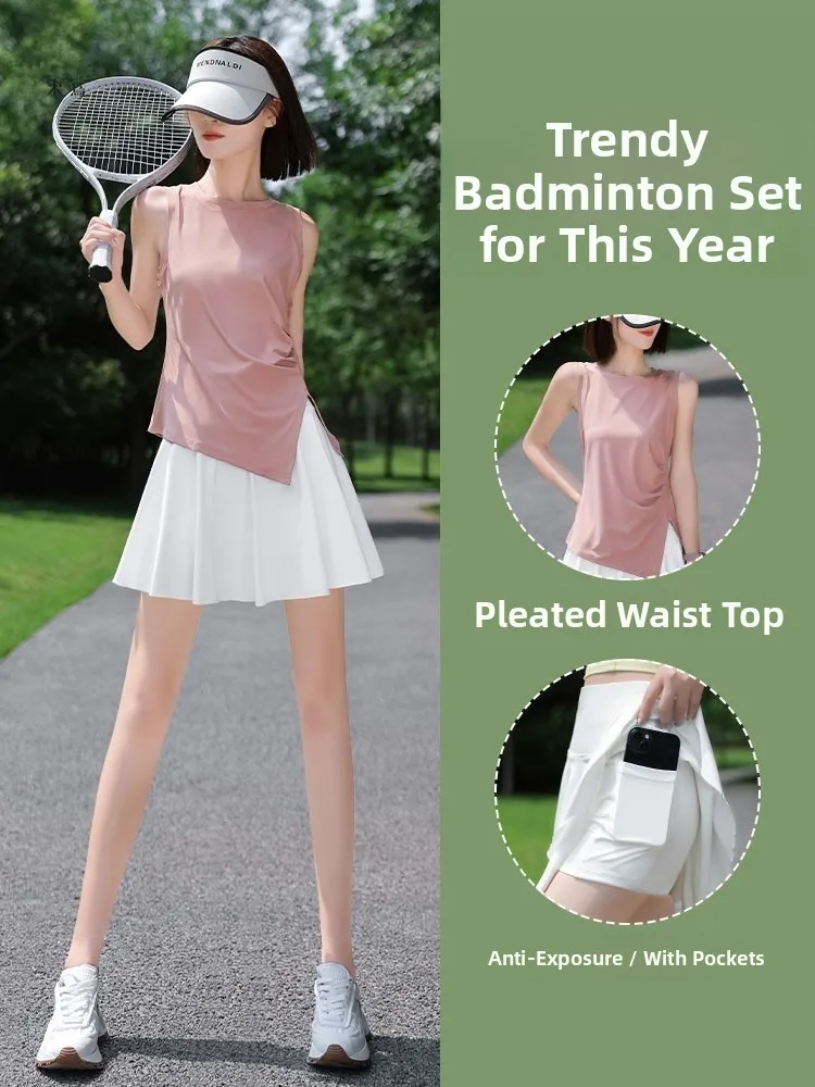 Women's Fitn Sports Set Qui Dry Yoga orts Running Tank Top Tennis Badminton orm round Ne ort Sve Two Piece ...
Women's Fitn Sports Set Qui Dry Yoga orts Running Tank Top Tennis Badminton orm round Ne ort Sve Two Piece ...