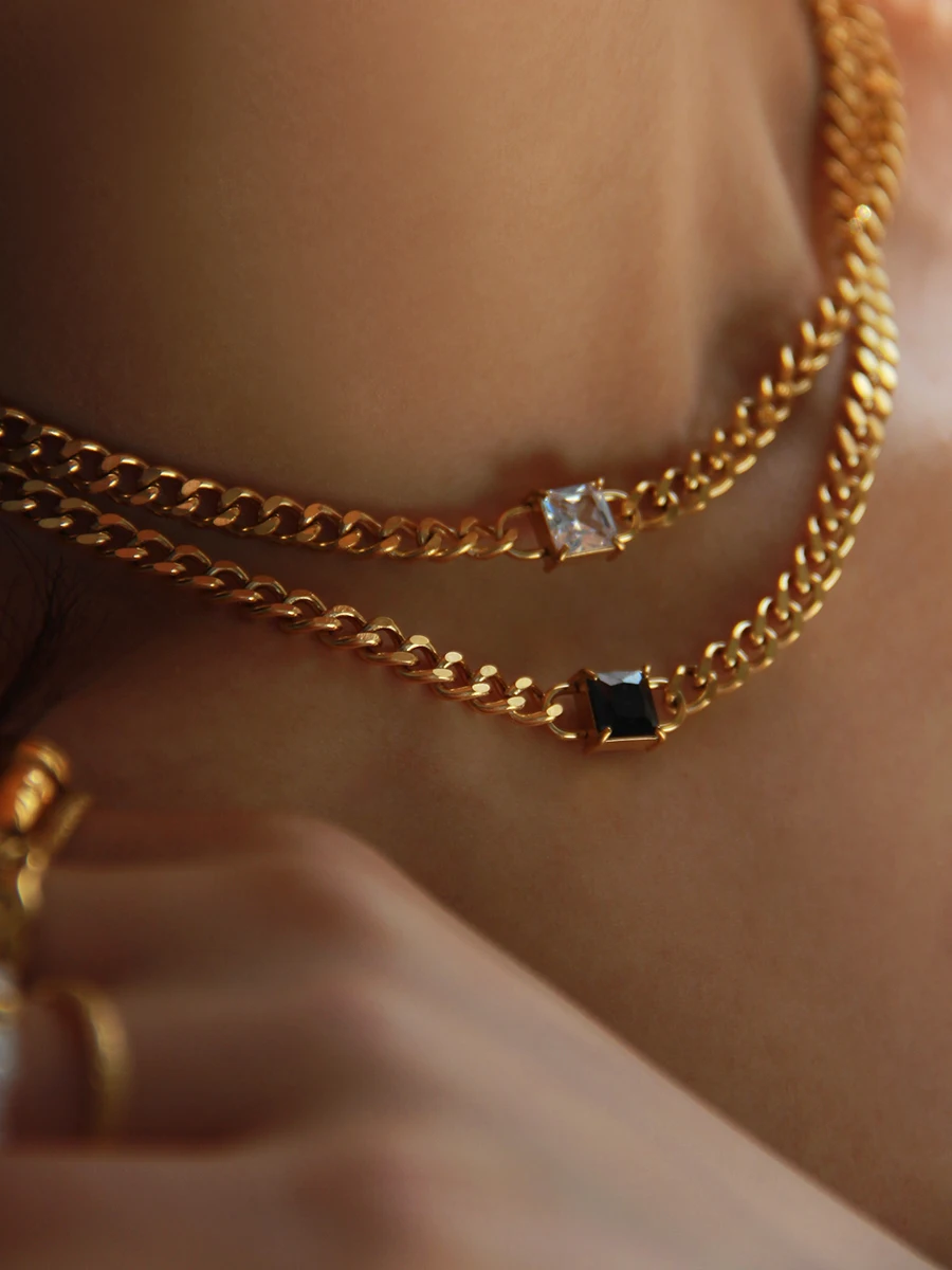Titanium With 18K AAA Zircon Colorful Beads Necklace Women Jewelry Punk Designer Runway Rare Simply Gown Boho Japan Korean
Titanium With 18K AAA Zircon Colorful Beads Necklace Women Jewelry Punk Designer Runway Rare Simply Gown Boho Japan Korean