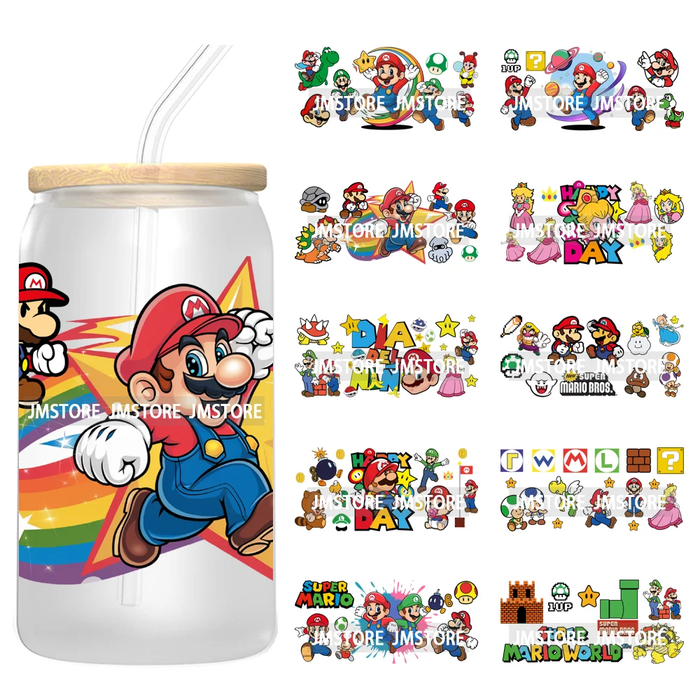 Retro Game Super Hero Princess UV DTF Cup Wraps Ready To Apply Waterproof Transfer Stickers For 16OZ Libbey Glass Can Tumbler
Retro Game Super Hero Princess UV DTF Cup Wraps Ready To Apply Waterproof Transfer Stickers For 16OZ Libbey Glass Can Tumbler