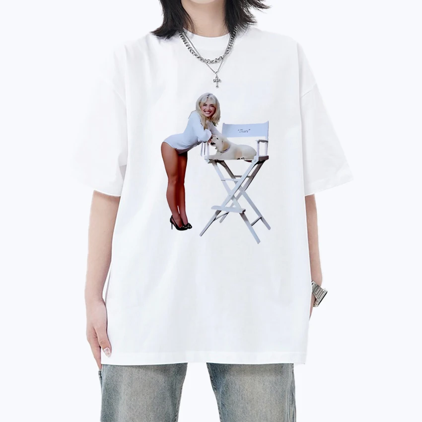 Hot Singer Sabrina Carpenter Album Fashion Y2k T shirts Men Women Oversized 100% Cotton Tops Unisex Trend short sleeve T-shirt
Hot Singer Sabrina Carpenter Album Fashion Y2k T shirts Men Women Oversized 100% Cotton Tops Unisex Trend short sleeve T-shirt