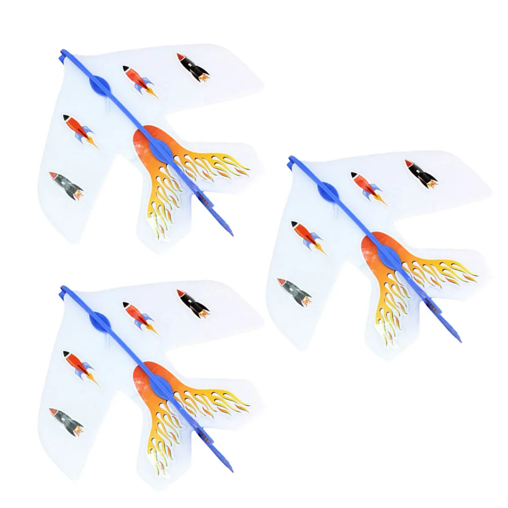 3Pcs LED Light Glowing Airplane Catapult Launchers Outdoor Fun Kids DIY Stickers Rubber Band Glider Gift
3Pcs LED Light Glowing Airplane Catapult Launchers Outdoor Fun Kids DIY Stickers Rubber Band Glider Gift