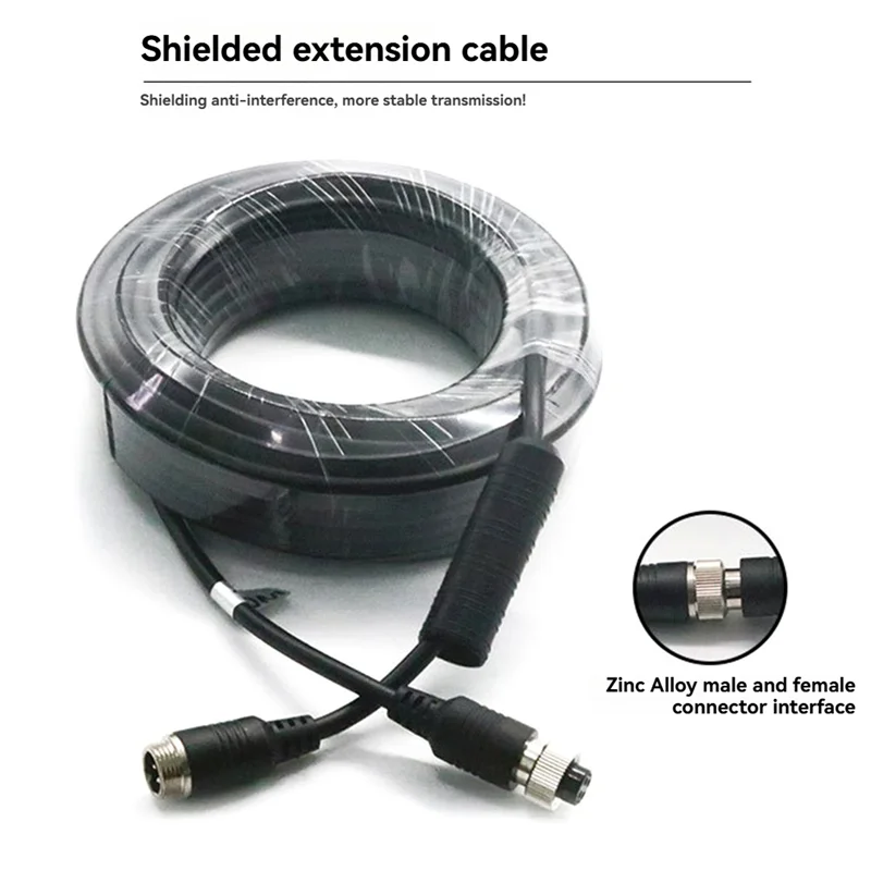 B30C-M12 4Pin Aviation Cable Camera Extension Wire For CCTV Camera System Mobile Car Surveillance DVR 10M
B30C-M12 4Pin Aviation Cable Camera Extension Wire For CCTV Camera System Mobile Car Surveillance DVR 10M
