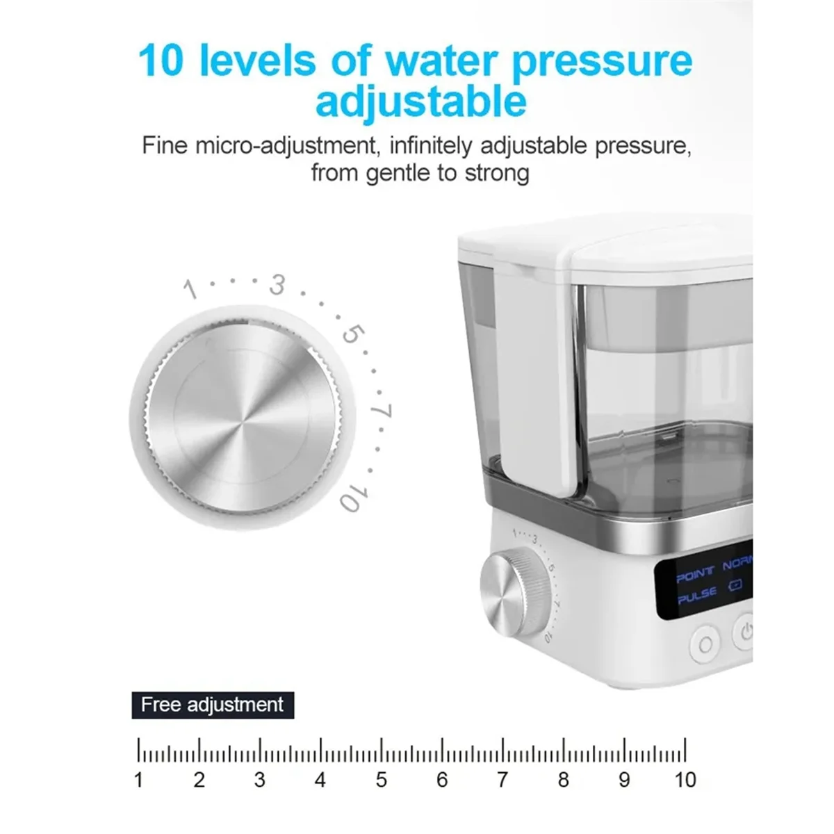 Adults Oral Irrigator USB Rechargeable Waterproof 600ml Portable Dental Water Jet Household Teeth Cleaner
Adults Oral Irrigator USB Rechargeable Waterproof 600ml Portable Dental Water Jet Household Teeth Cleaner