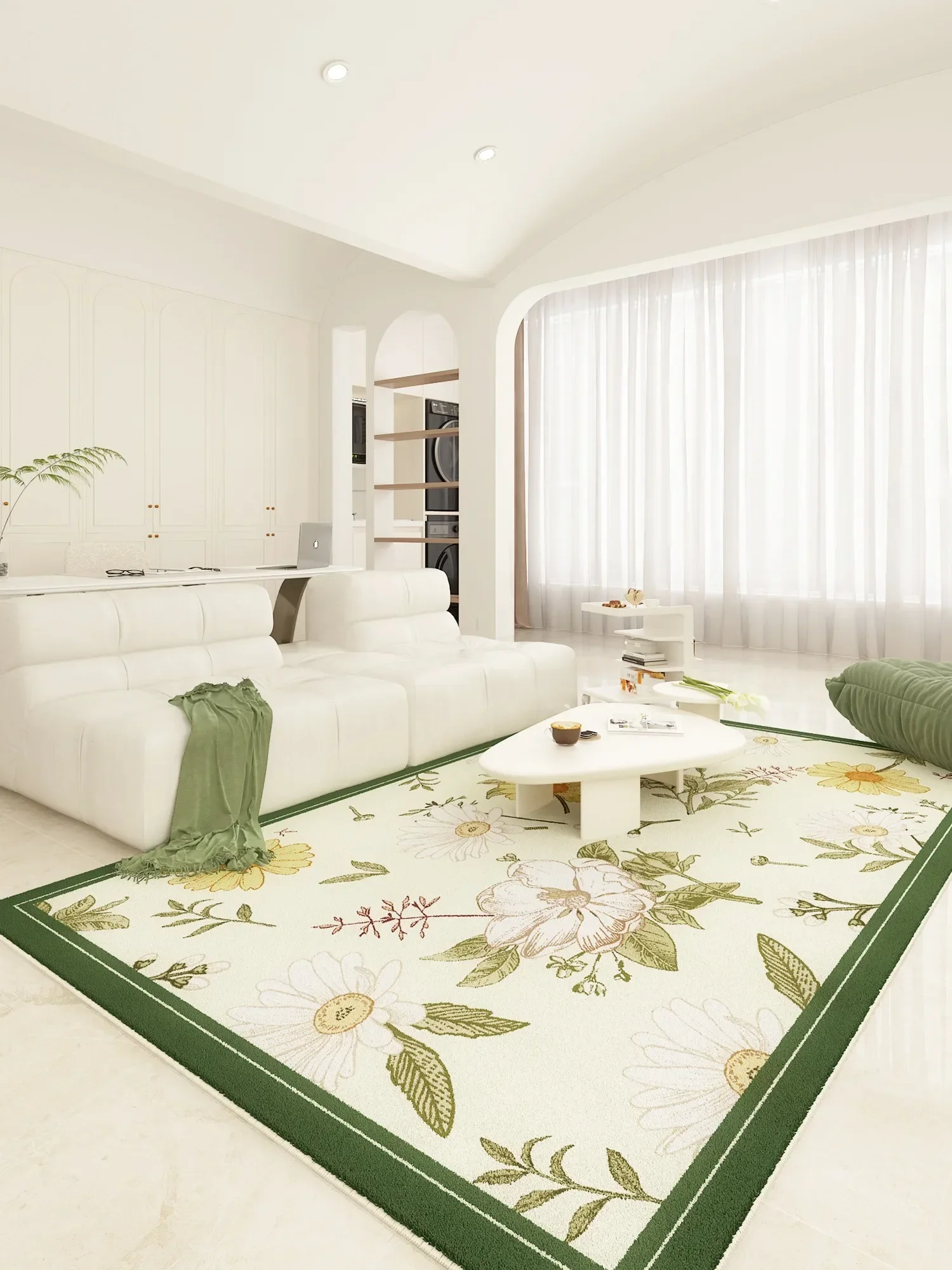 Simple Summer-Floral Area Rug – Soft Plush Living Room Carpet for Coffee Table & Bedroom Bedside, Non-Slip Wear-Resistant
Simple Summer-Floral Area Rug – Soft Plush Living Room Carpet for Coffee Table & Bedroom Bedside, Non-Slip Wear-Resistant