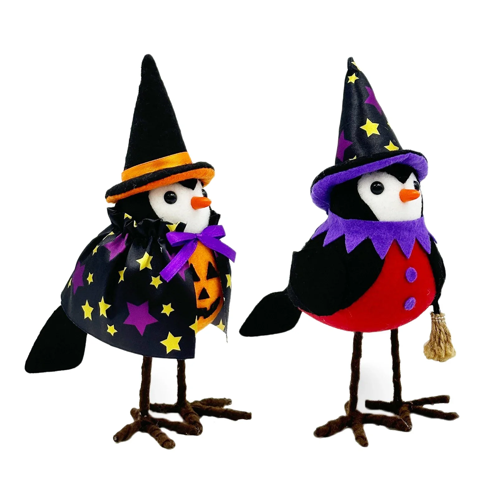 2Pcs Halloween Elements Plush Bird Halloween Birds Ornaments for 2025 Halloween Decoration Standing Bird for Home Bookshelf
2Pcs Halloween Elements Plush Bird Halloween Birds Ornaments for 2025 Halloween Decoration Standing Bird for Home Bookshelf