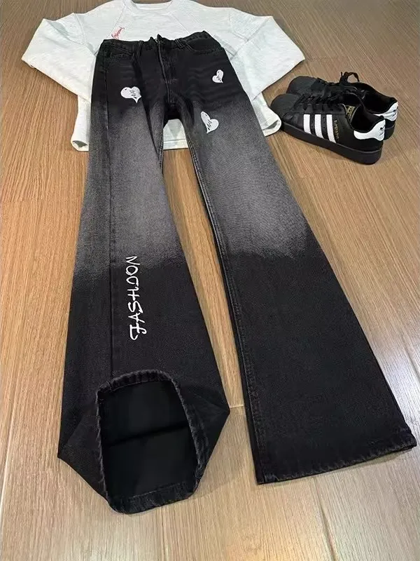 Loose Straight Leg Men's Jeans Embroidered High Street adient Color Heart Letter Design Spring Autumn New Sle Loose Flare...
Loose Straight Leg Men's Jeans Embroidered High Street adient Color Heart Letter Design Spring Autumn New Sle Loose Flare...