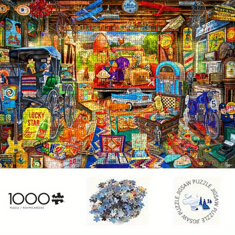 Пазл-головоломка «Эклектическая винтажная сцена из магазина секонд-хенда» для взрослых, тема «Ностальгия», интеллектуальная игра, декоративная игрушка для дома и отдыха
Пазл-головоломка «Эклектическая винтажная сцена из магазина секонд-хенда» для взрослых, тема «Ностальгия», интеллектуальная игра, декоративная игрушка для дома и отдыха