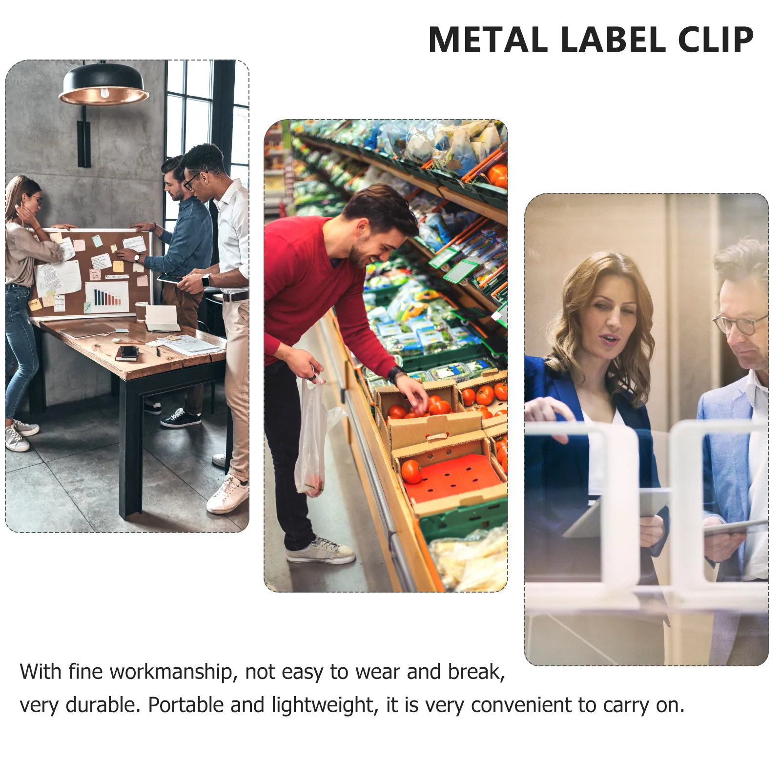 5Pcs Premium Metal Price Tag Holders Strong Label Clamps for Supermarkets Promotional Display Tag Clips for Menu Number Cards
5Pcs Premium Metal Price Tag Holders Strong Label Clamps for Supermarkets Promotional Display Tag Clips for Menu Number Cards