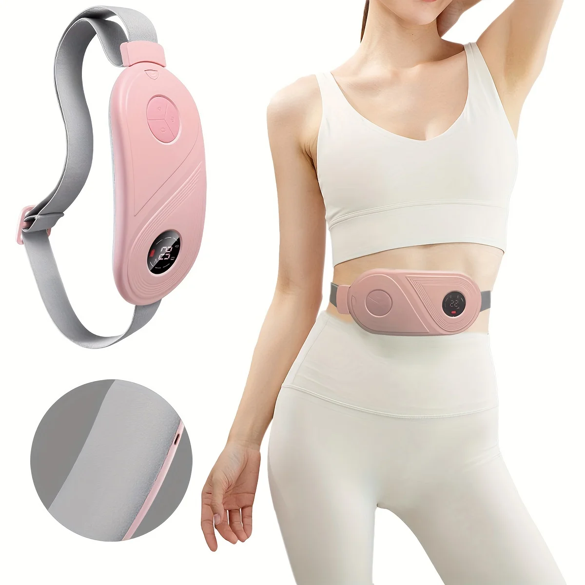 Heated Vibration Massage Belt, 2 Modes, 3 Levels Of Temperature Adjustment, 3 Vibration Massage Massage Belt
Heated Vibration Massage Belt, 2 Modes, 3 Levels Of Temperature Adjustment, 3 Vibration Massage Massage Belt