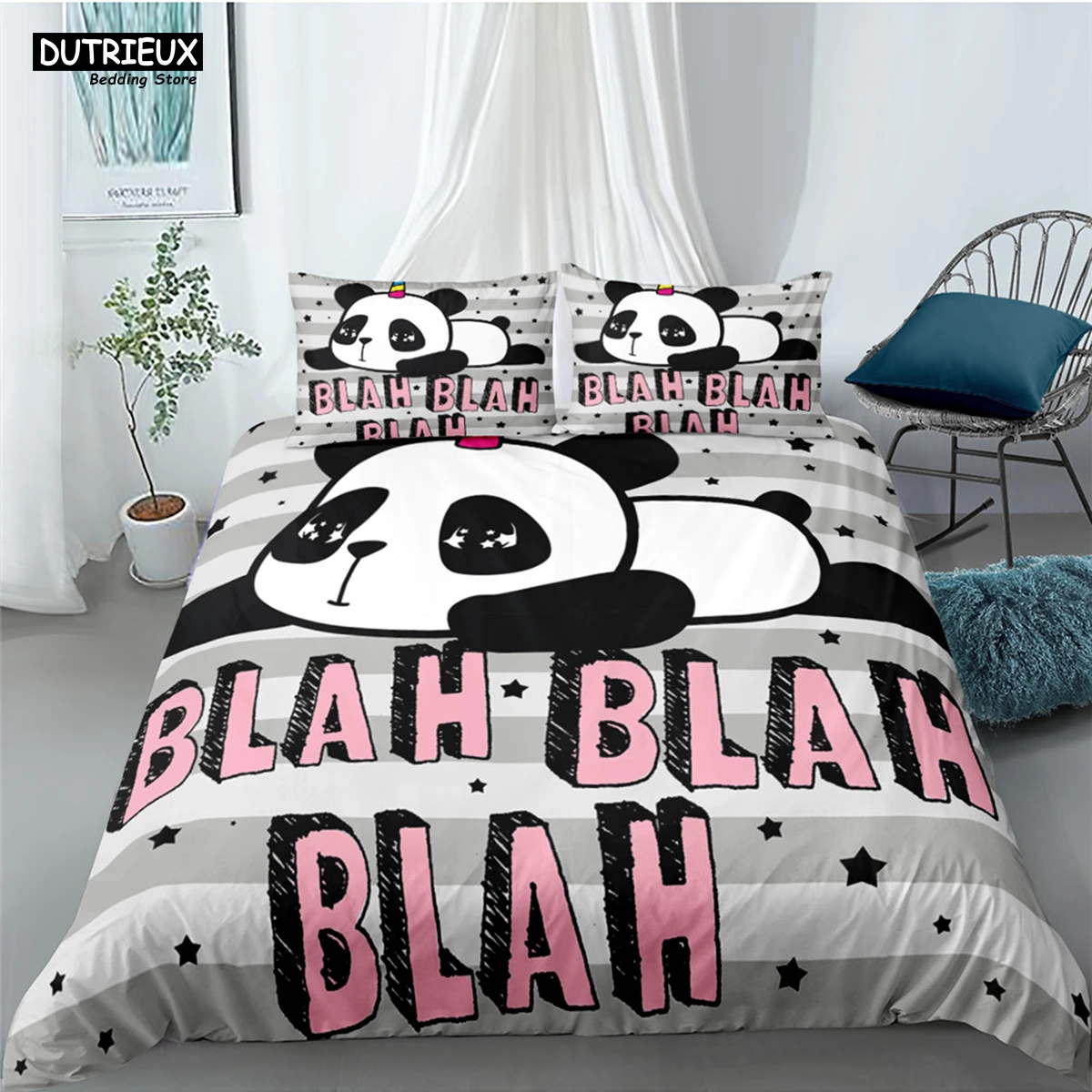Cartoon Cute Panda Bedding Sets Child Kids Covers Boys Bed Linen Set For Teens King Size Bedding Set
Cartoon Cute Panda Bedding Sets Child Kids Covers Boys Bed Linen Set For Teens King Size Bedding Set