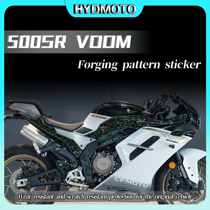 For CFMOTO 500SR VOOM 500 SR 2024 Forged carbon fiber stickers fuel tank body protection stickers accessories
For CFMOTO 500SR VOOM 500 SR 2024 Forged carbon fiber stickers fuel tank body protection stickers accessories
