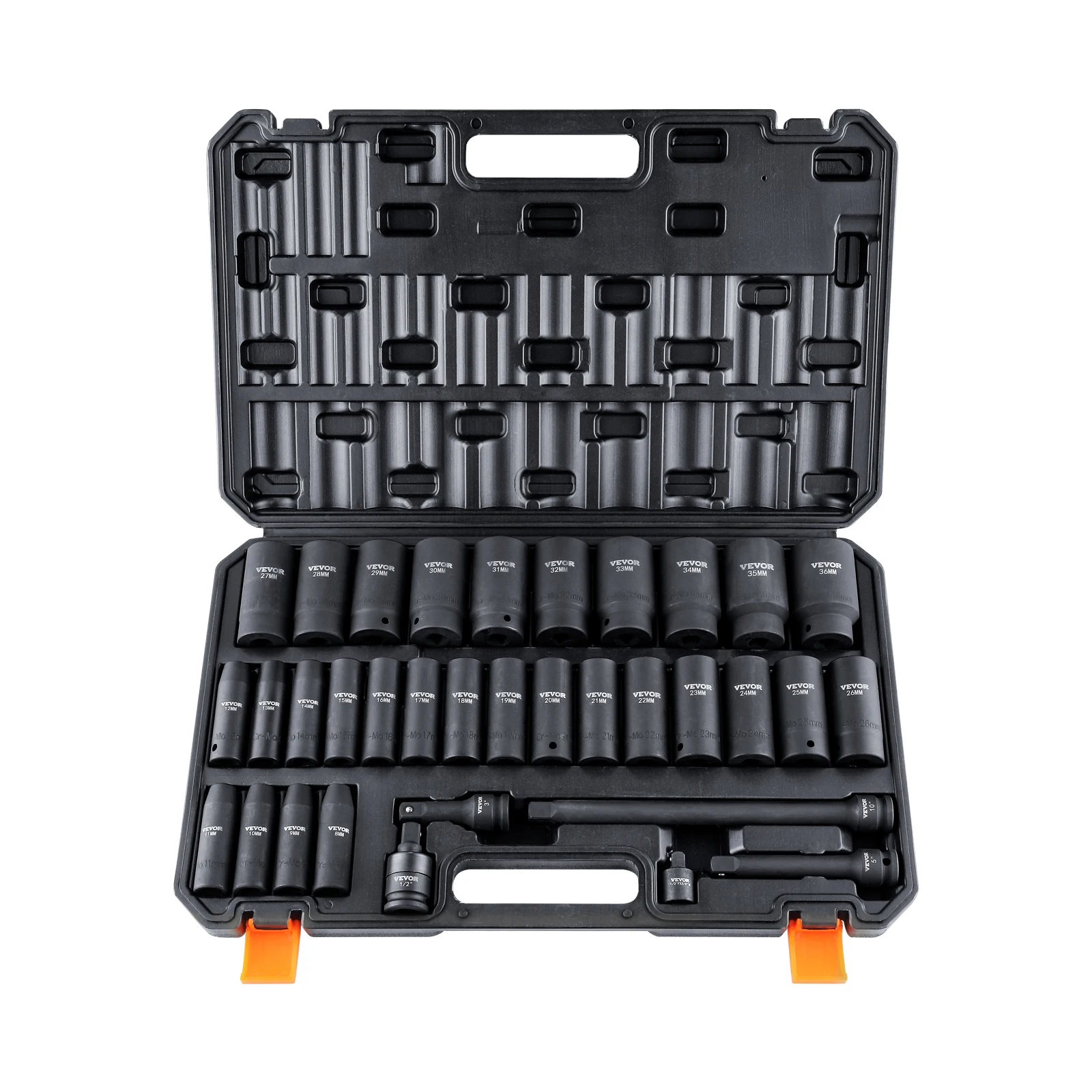 VEVOR 1/2 "3/8" Набор ударных головок с приводом 23/33/34/48/65 шт. Набор глубоких головок SAE Метрическая Cr-V Cr-Mo Легированная сталь для ремонта автомобилей
VEVOR 1/2 "3/8" Набор ударных головок с приводом 23/33/34/48/65 шт. Набор глубоких головок SAE Метрическая Cr-V Cr-Mo Легированная сталь для ремонта автомобилей