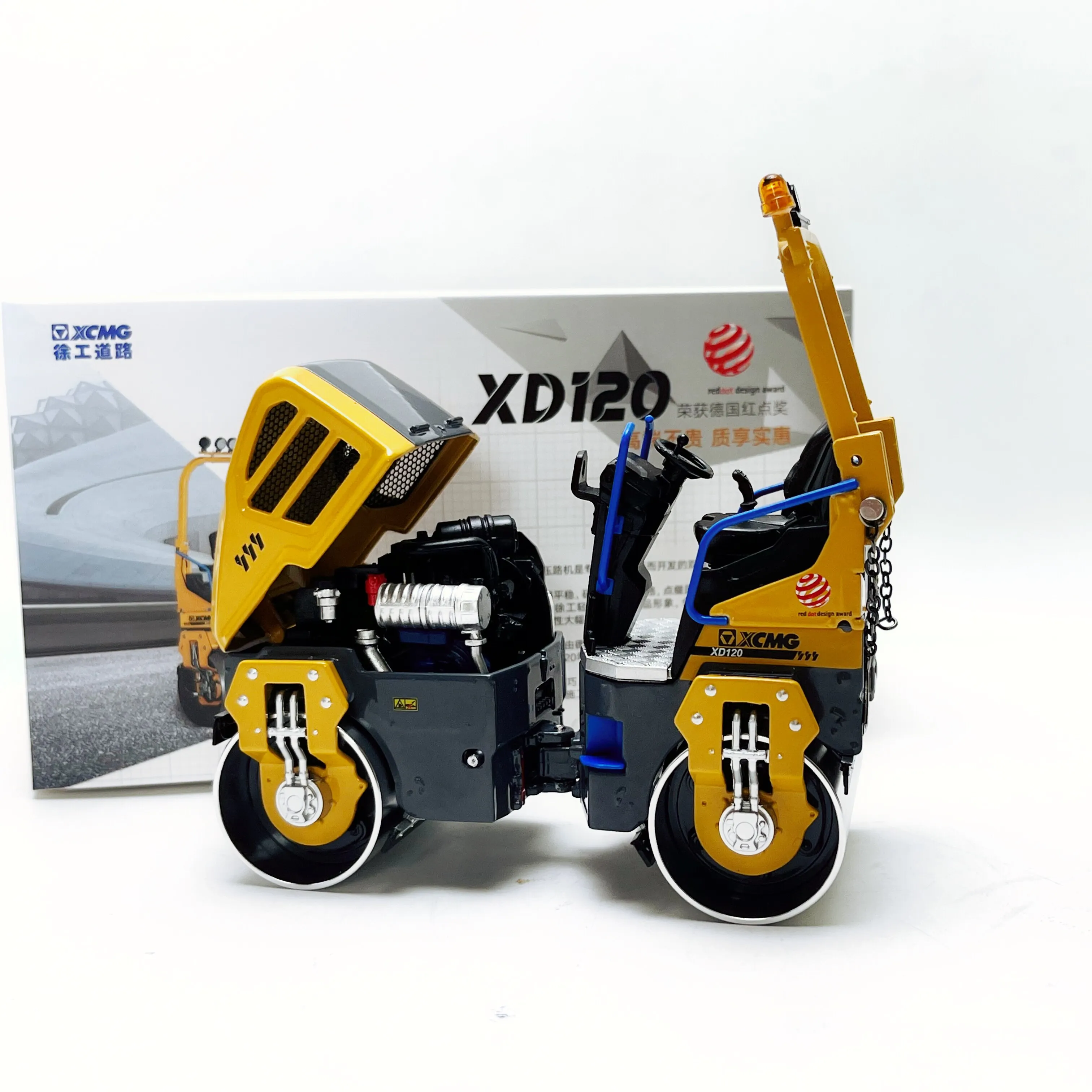 Diecast 1/25 Scale XCMG XD120 Roller Alloy Car Model
Diecast 1/25 Scale XCMG XD120 Roller Alloy Car Model