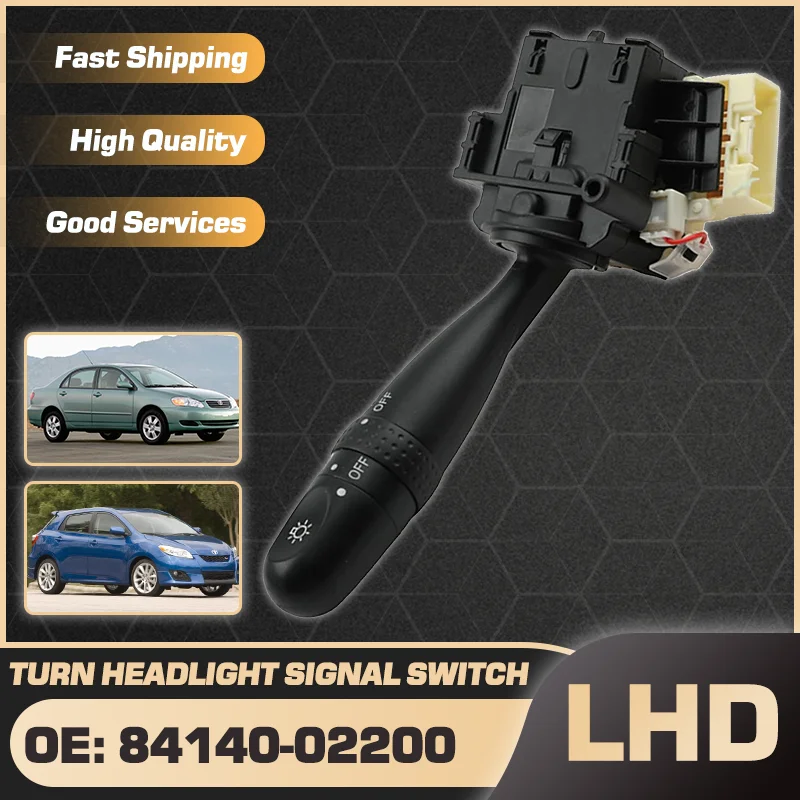 For Toyota Corolla 2002-2008 Toyota Matrix E130 MK1 2003-2008 Turn Signal Headlight Combination Switch 84140-02200 84140-42010
For Toyota Corolla 2002-2008 Toyota Matrix E130 MK1 2003-2008 Turn Signal Headlight Combination Switch 84140-02200 84140-42010