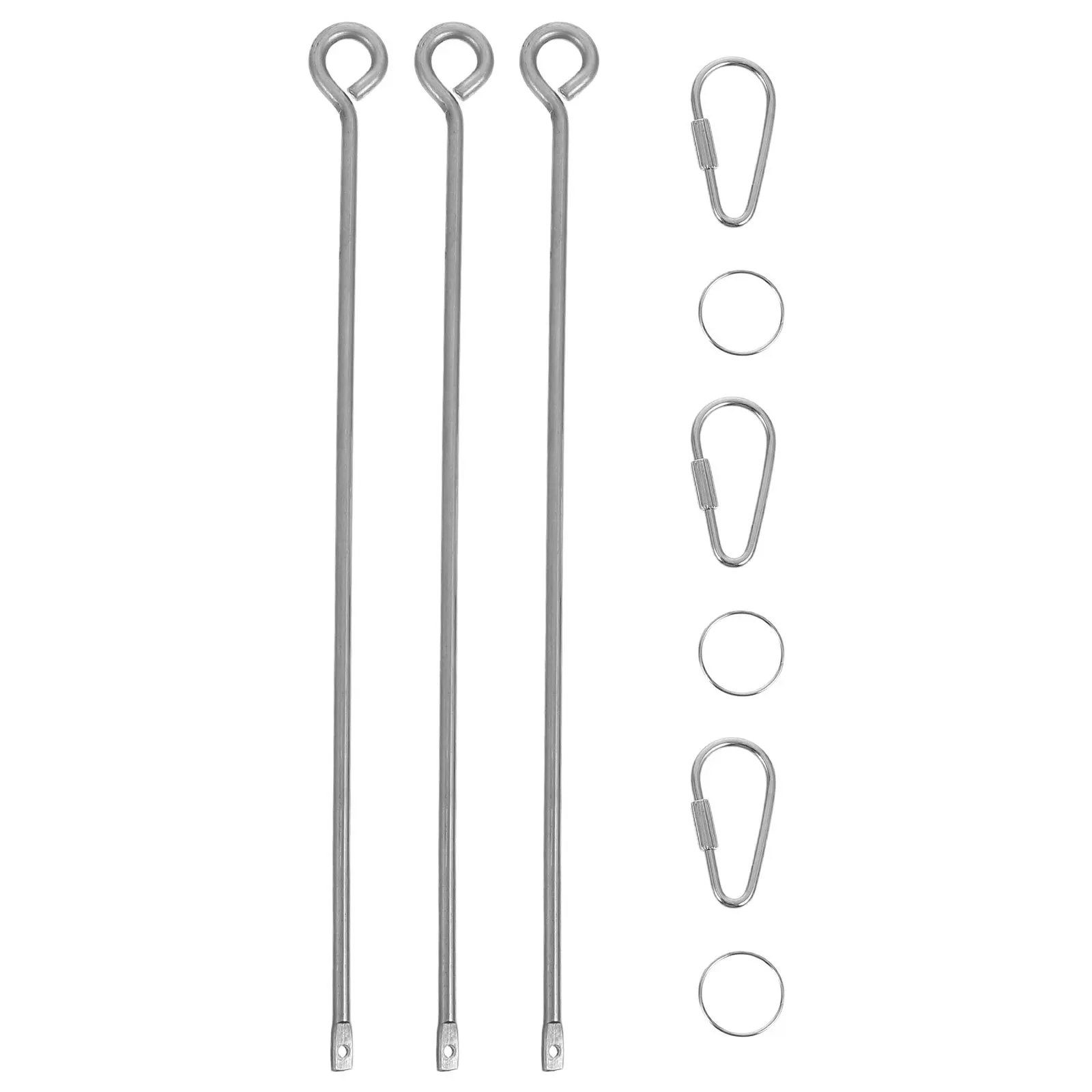 3Pcs Parrot Fruit Skewer Rustproof Stainless Steel Bird Food Skewer Stand for Small Animals Secure Fork Design Hanging Treat
3Pcs Parrot Fruit Skewer Rustproof Stainless Steel Bird Food Skewer Stand for Small Animals Secure Fork Design Hanging Treat