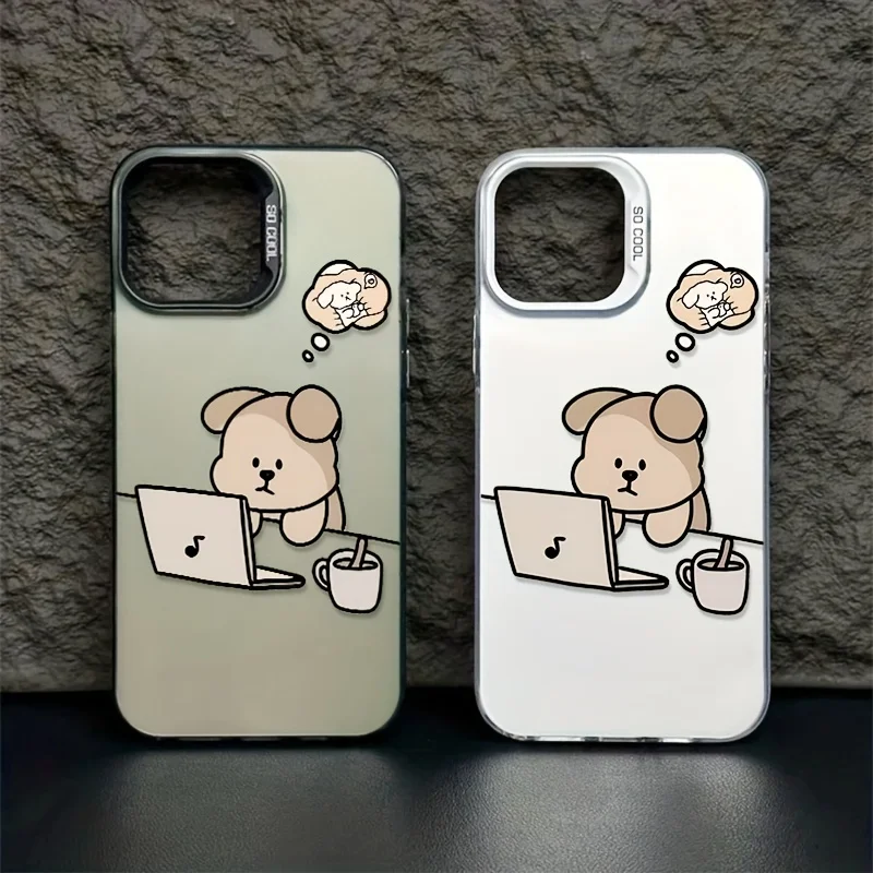 Design of Brown puppy phone case for iPhone 17 16 15 14 13 12 11 Pro/ Max/Plus shock-proof rear cover anti-fingerprint
Design of Brown puppy phone case for iPhone 17 16 15 14 13 12 11 Pro/ Max/Plus shock-proof rear cover anti-fingerprint