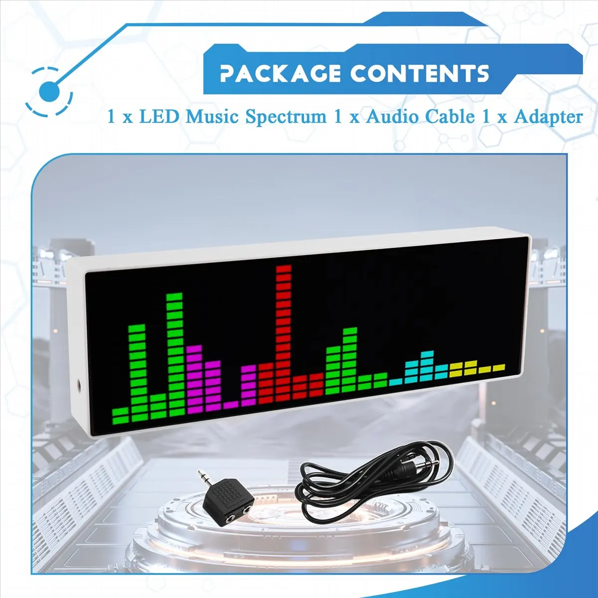 Квалифицированный цветной RGB светодиодный музыкальный спектр USB Голосовое управление Линейное управление Двухрежимный электронный дисплей часов
Квалифицированный цветной RGB светодиодный музыкальный спектр USB Голосовое управление Линейное управление Двухрежимный электронный дисплей часов