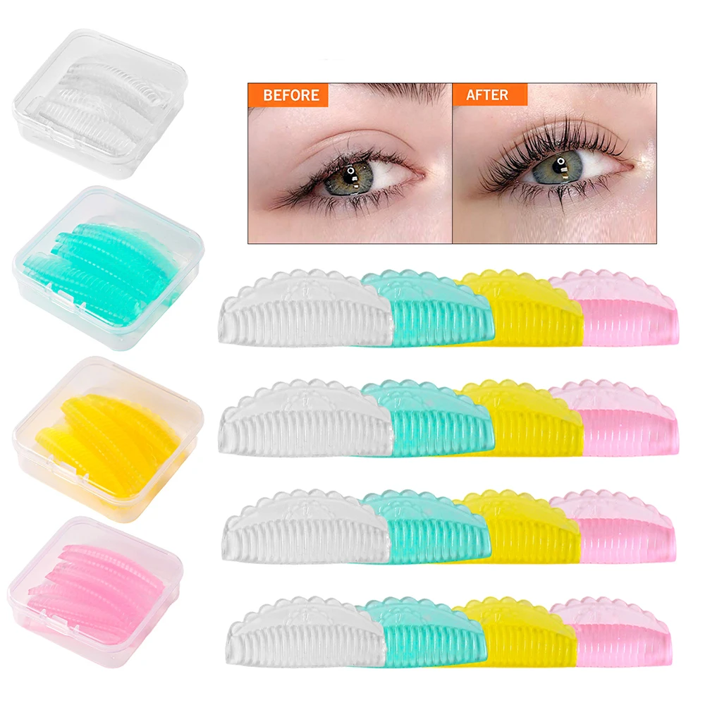 4 Pairs Silicone Eyelash Perming Lamination Pad Reusable Lash Lifting Rods Kit 3D Lashes Extension Curler Applicator Tools
4 Pairs Silicone Eyelash Perming Lamination Pad Reusable Lash Lifting Rods Kit 3D Lashes Extension Curler Applicator Tools