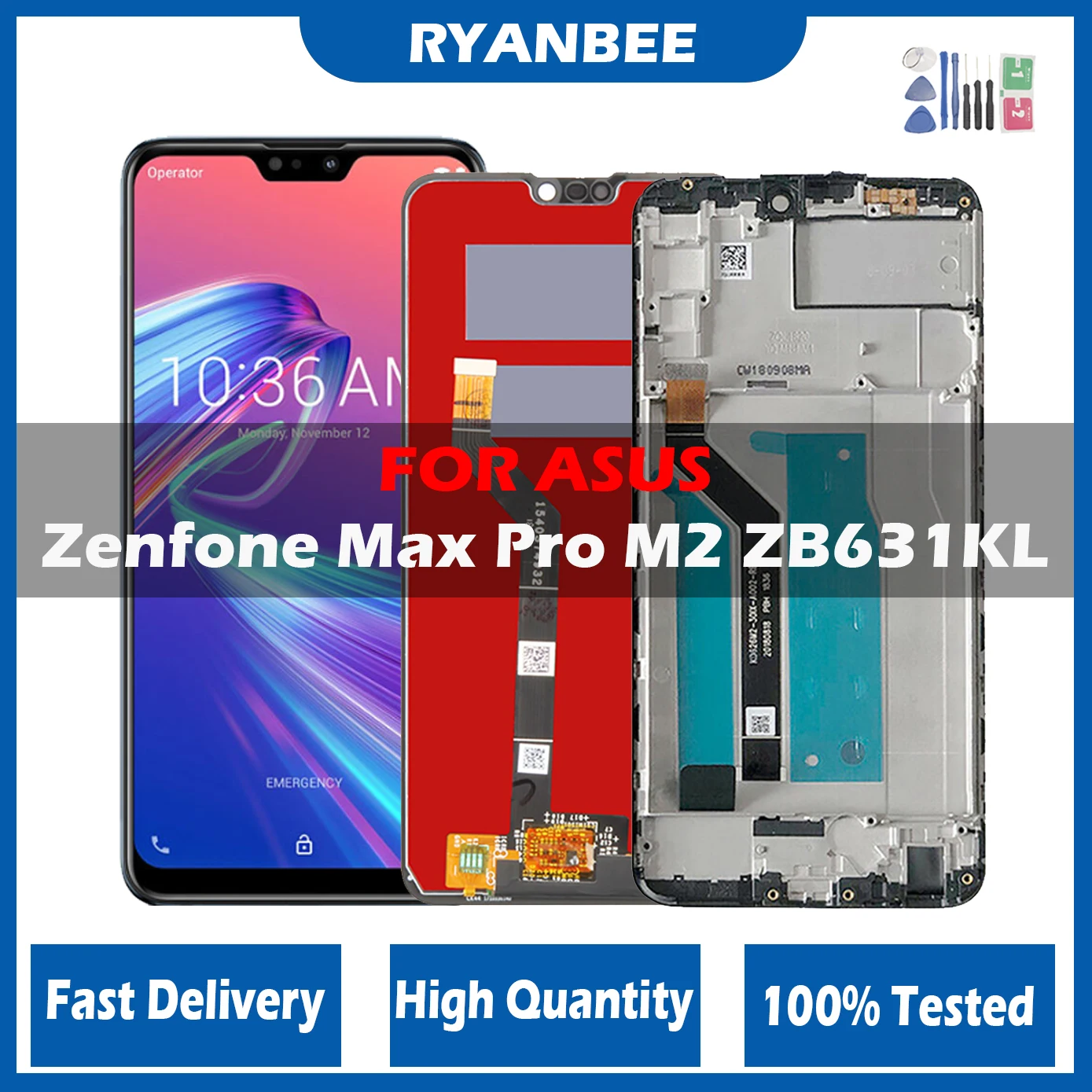Original Amoled Lcd For Asus Zenfone Max Pro M2 ZB631KL Screen Replacement ZB631KL LCD Display Zenfone Max Pro M2 ZB631KL LCD
Original Amoled Lcd For Asus Zenfone Max Pro M2 ZB631KL Screen Replacement ZB631KL LCD Display Zenfone Max Pro M2 ZB631KL LCD
