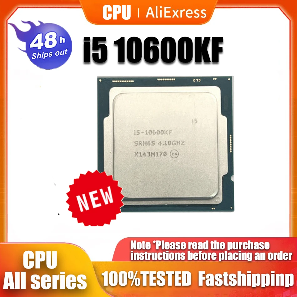 Новый процессор Core i5 10600KF 4,1 ГГц шестиядерный двенадцатипоточный процессор 65 Вт 12 МБ LGA 1200 без вентилятора
Новый процессор Core i5 10600KF 4,1 ГГц шестиядерный двенадцатипоточный процессор 65 Вт 12 МБ LGA 1200 без вентилятора